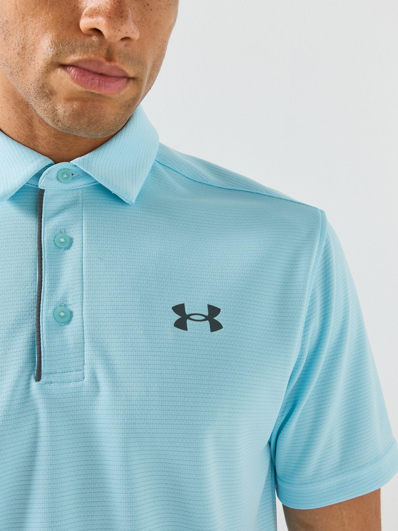 Image 6 of 6 of UNDER ARMOUR Mens Golf Tech Polo - Blue