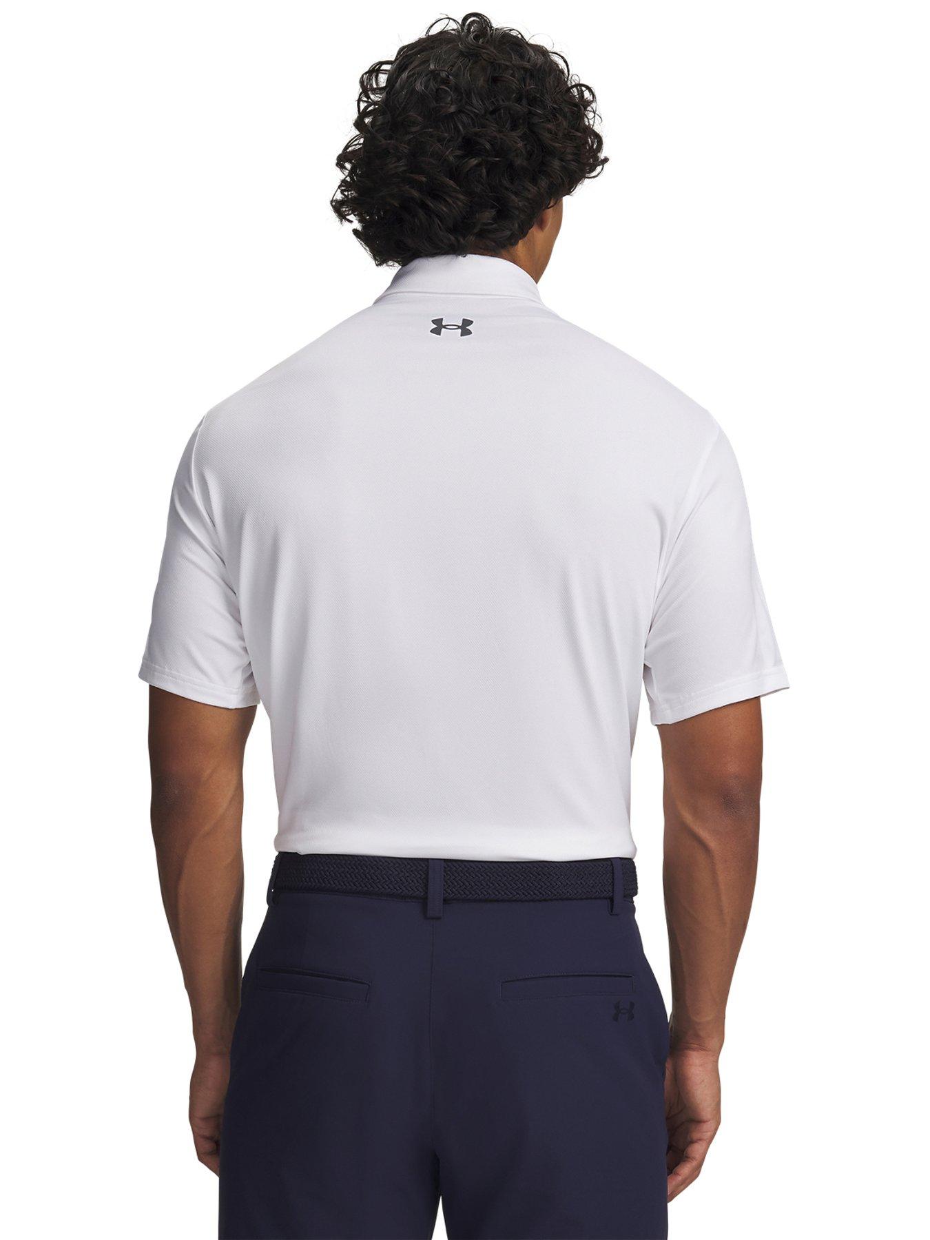 Image 2 of 3 of UNDER ARMOUR Men's Matchplay Polo - White / Pitch Gray