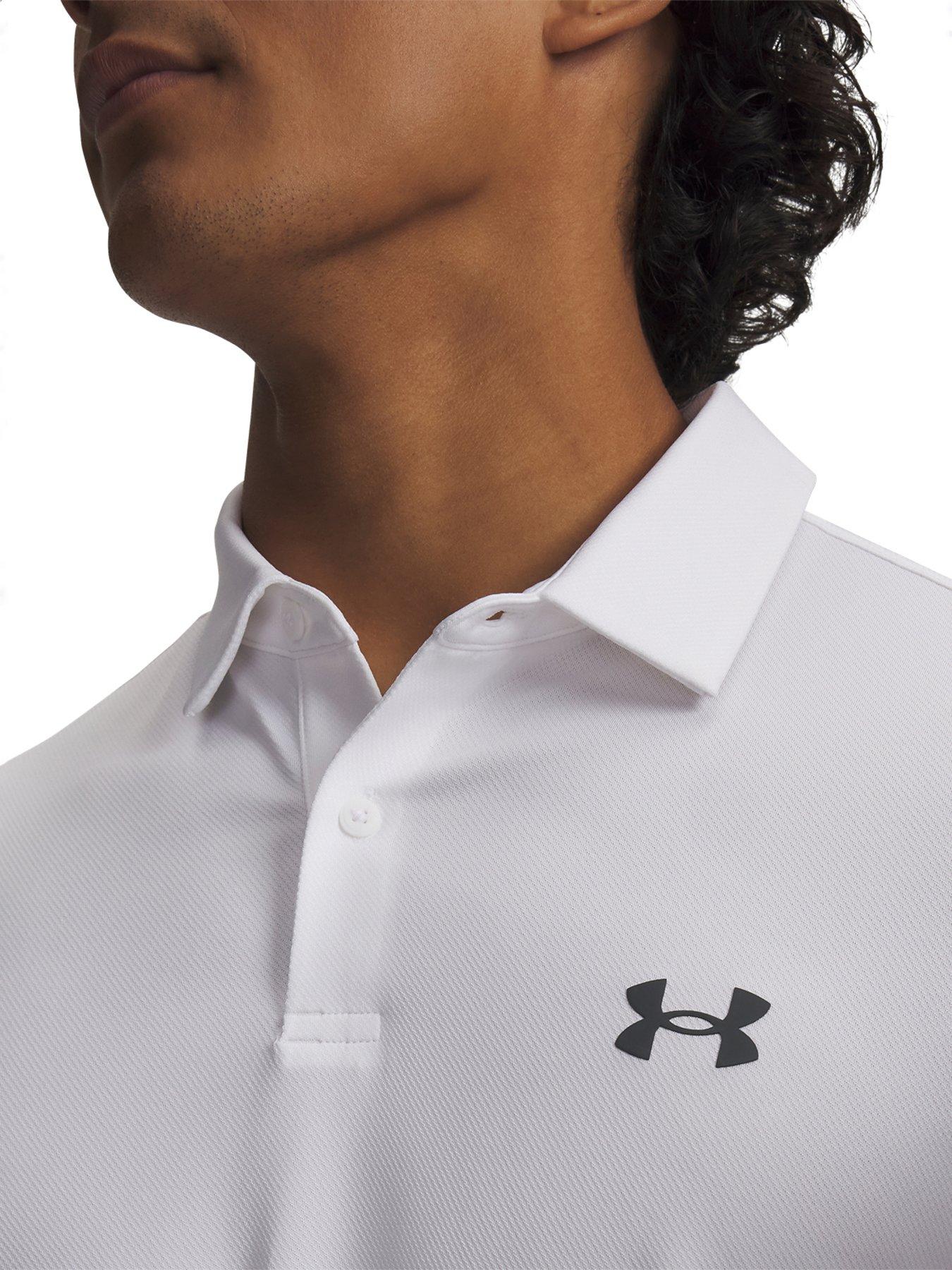 Image 3 of 3 of UNDER ARMOUR Men's Matchplay Polo - White / Pitch Gray