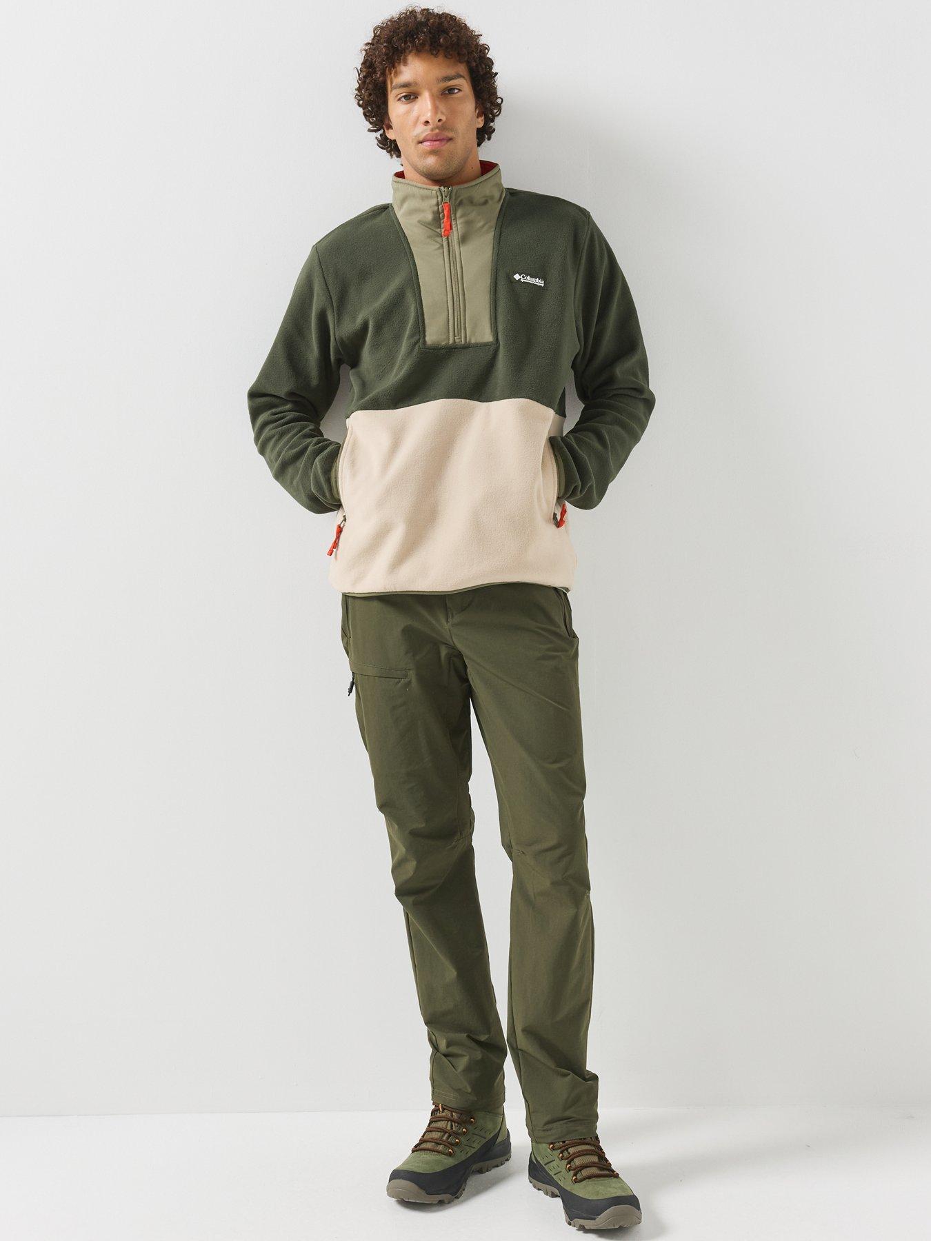 Image 3 of 6 of Columbia Mens Sequoia Grove Ii 1/2 Zip Fleece - Green