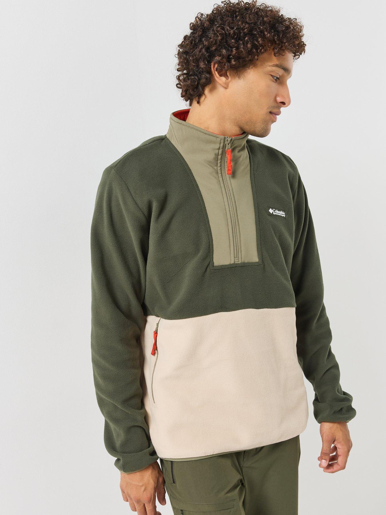 Image 5 of 6 of Columbia Mens Sequoia Grove Ii 1/2 Zip Fleece - Green
