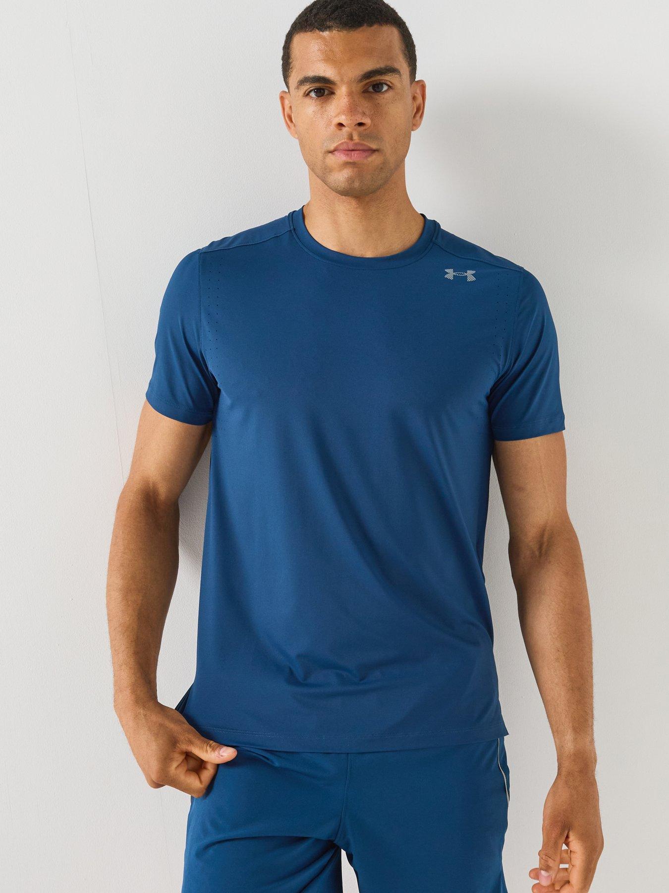 Image 1 of 6 of UNDER ARMOUR Men's Iso-Chill Running Short Sleeve T-Shirt - Navy
