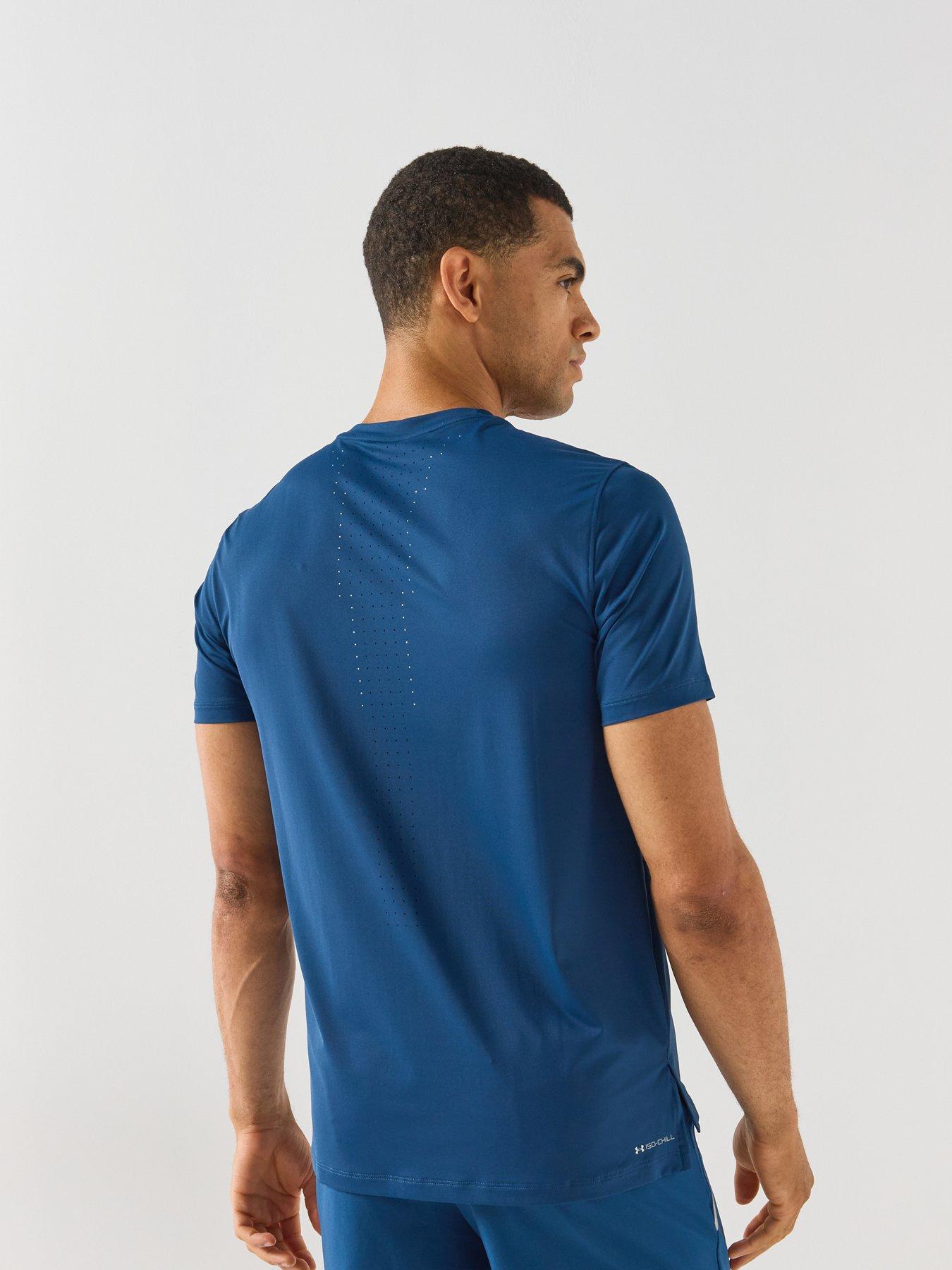 Image 2 of 6 of UNDER ARMOUR Men's Iso-Chill Running Short Sleeve T-Shirt - Navy