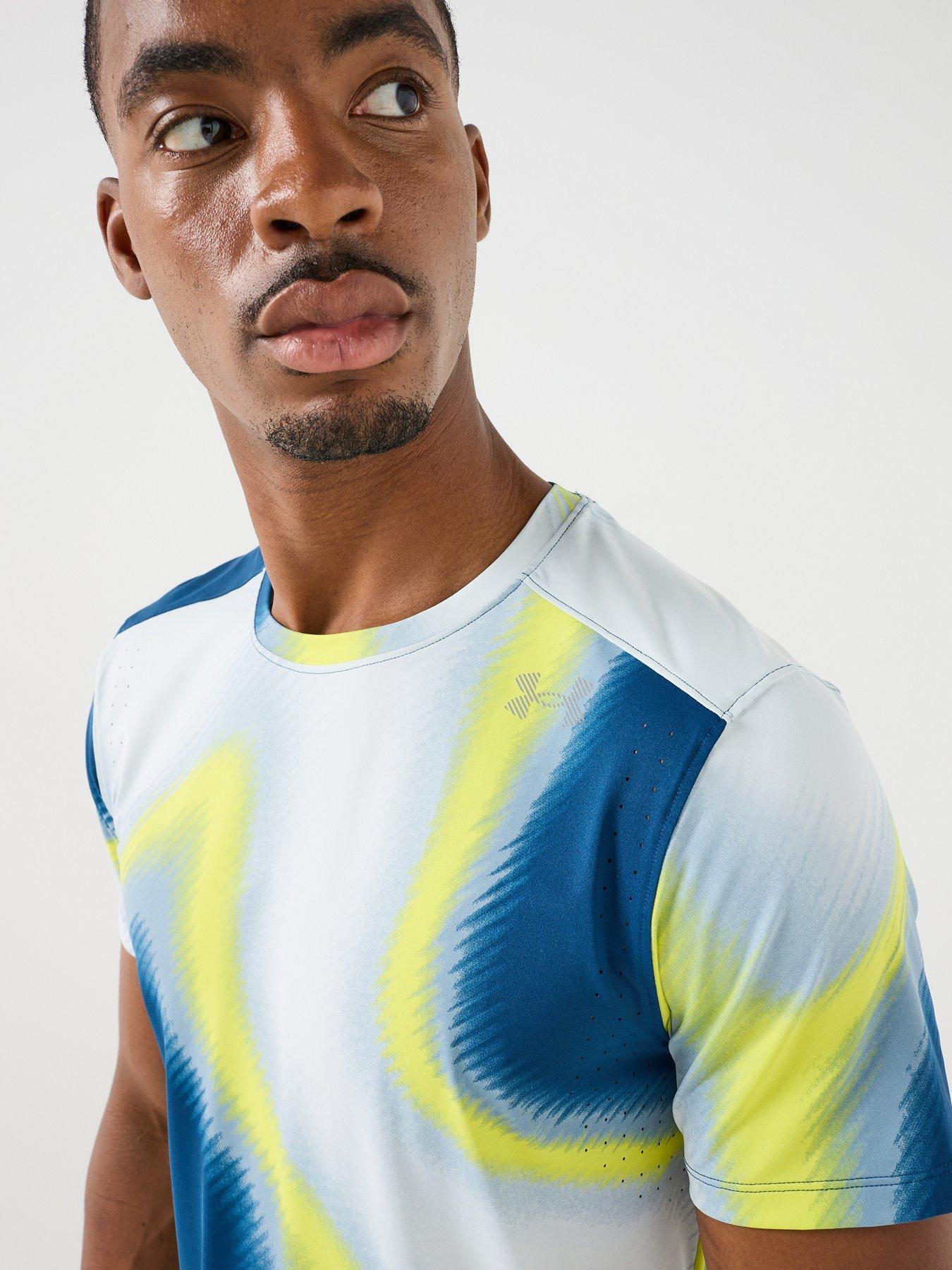 Image 6 of 6 of UNDER ARMOUR Mens Running Velociti Pro Print T-Shirt - Navy