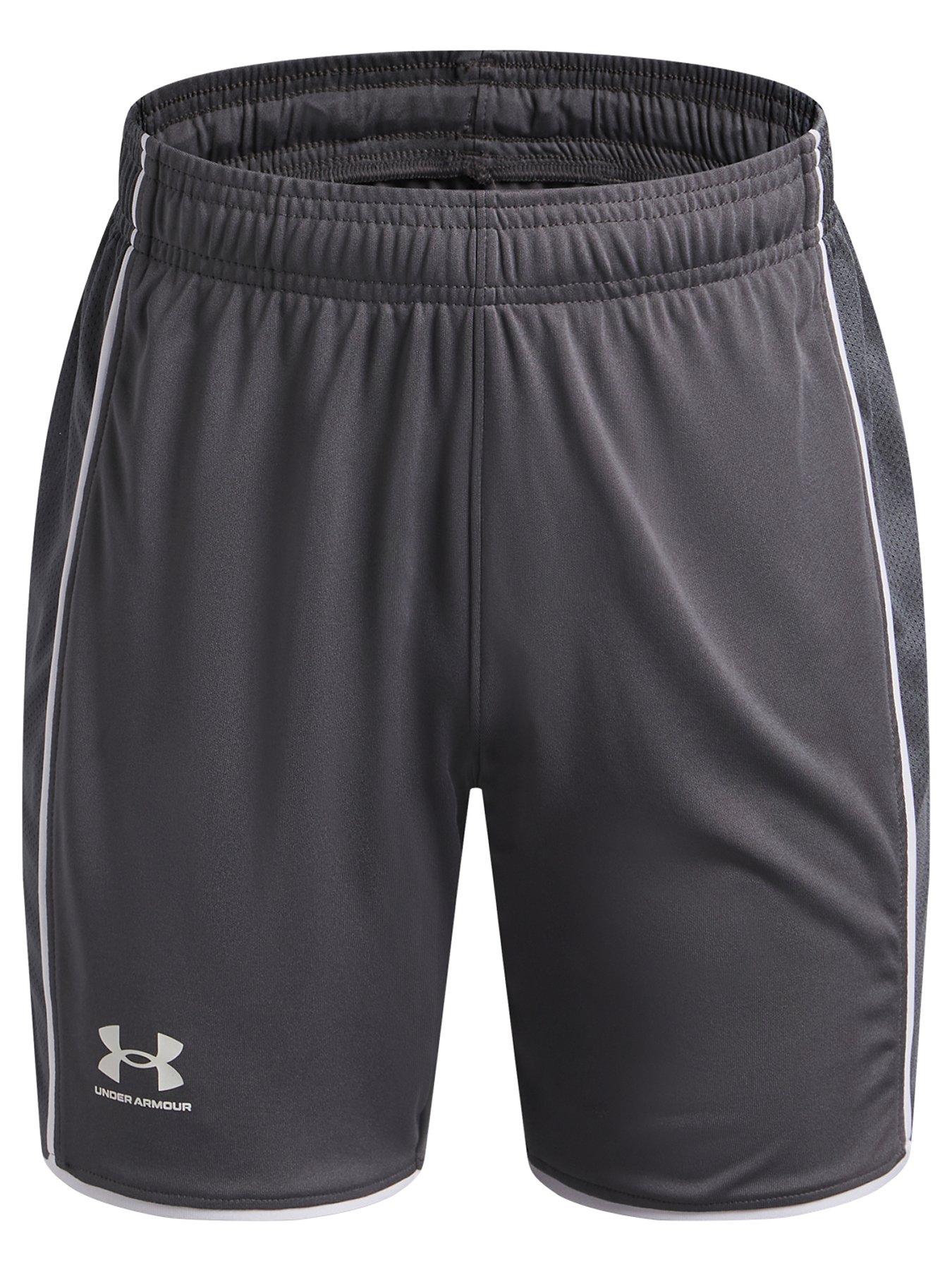 UNDER ARMOUR Junior Boys Challenger Train Short - Grey