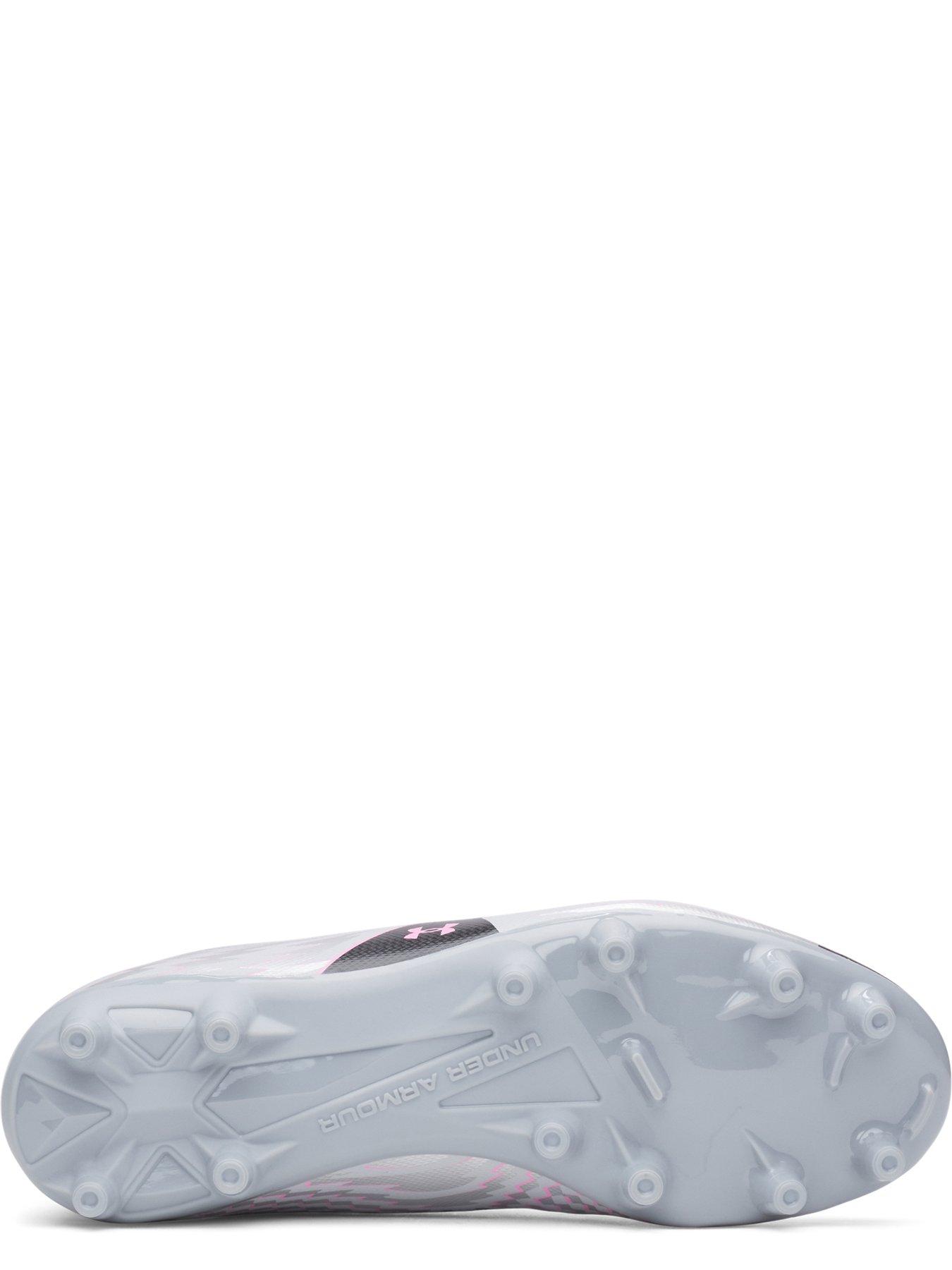 Image 4 of 6 of UNDER ARMOUR Junior Shadow Club 4 Firm Ground Football Boot - Grey
