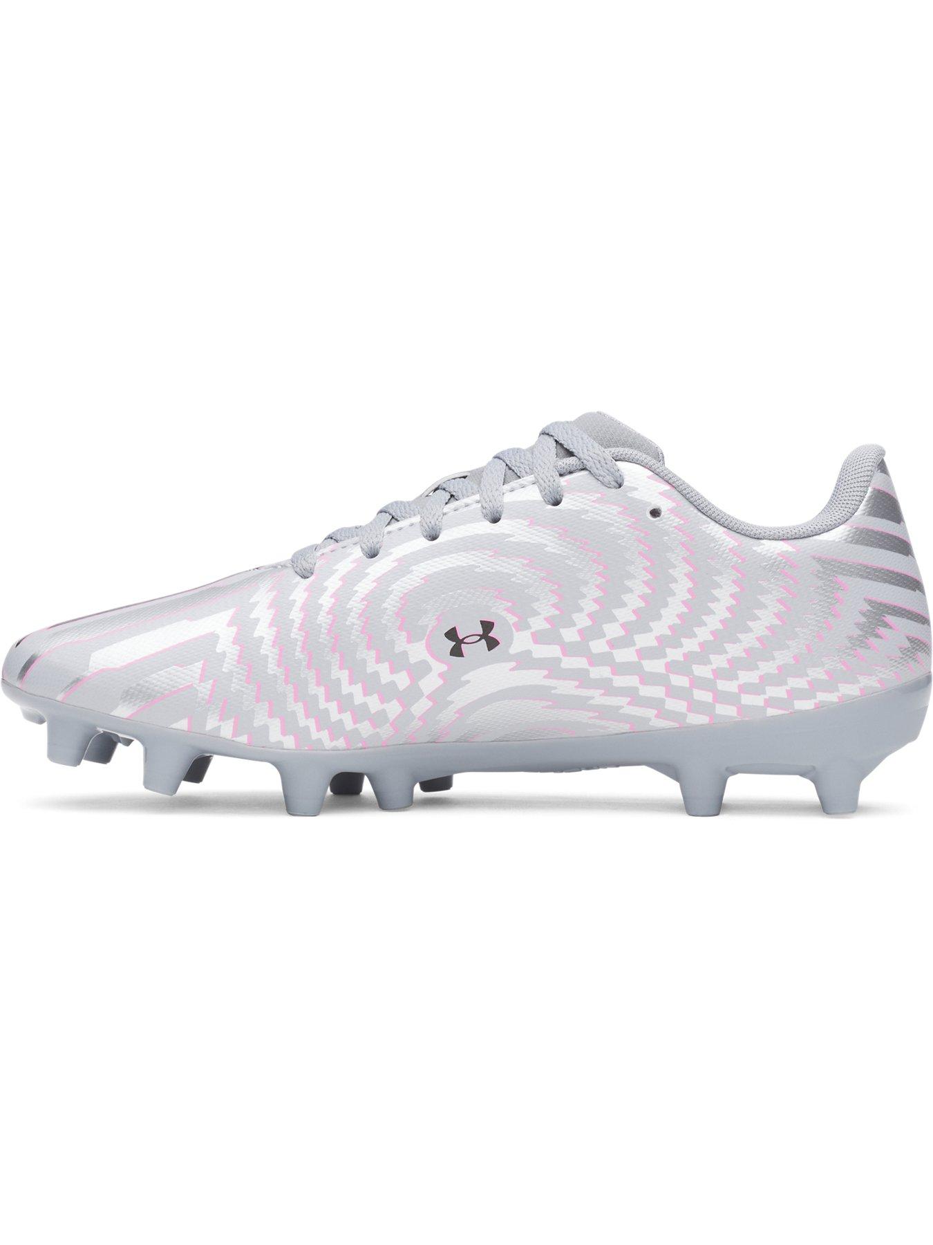 Image 5 of 6 of UNDER ARMOUR Junior Shadow Club 4 Firm Ground Football Boot - Grey