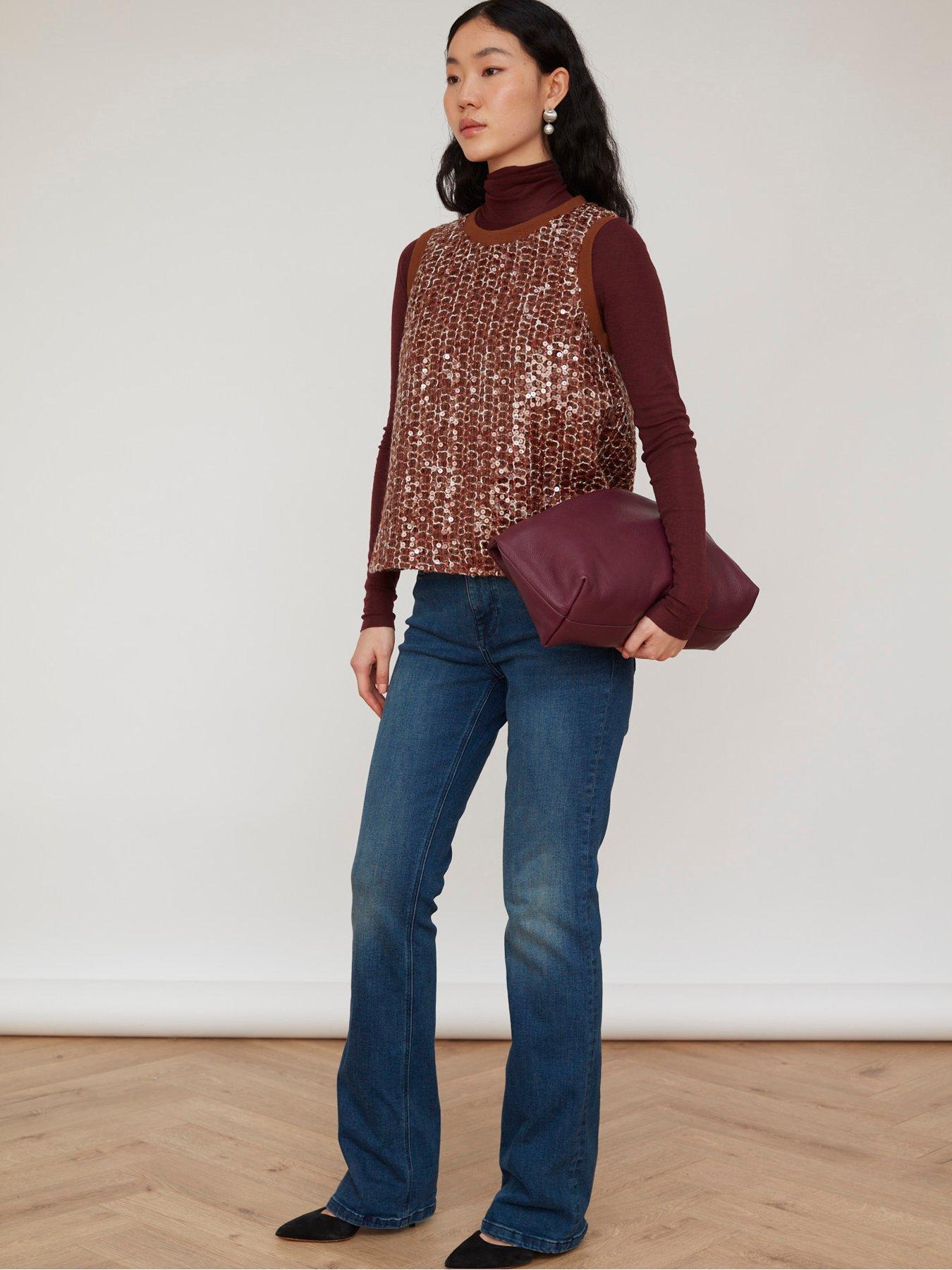 Image 5 of 5 of Jovonna London Quinn Top - Brown