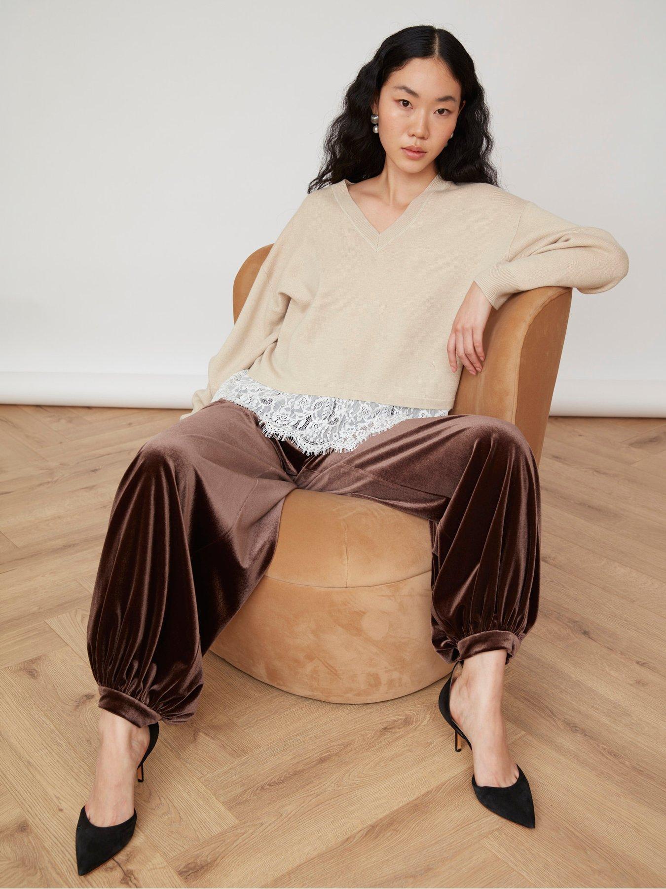 Jovonna London Keziah Trousers - Brown
