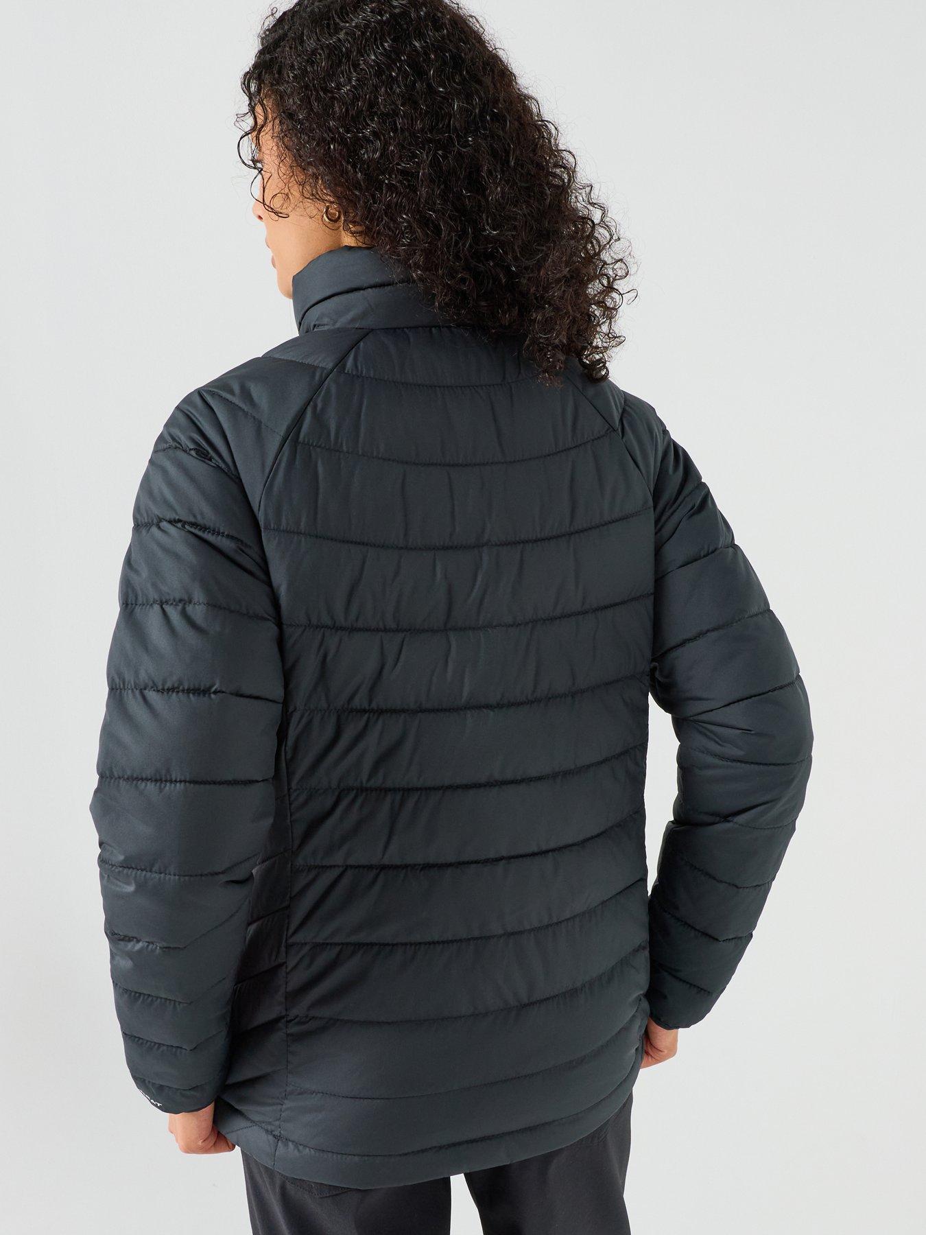 Image 2 of 6 of Columbia Womens Powder Lite II Omni-Heat Insulated Active Fit Jacket - Black