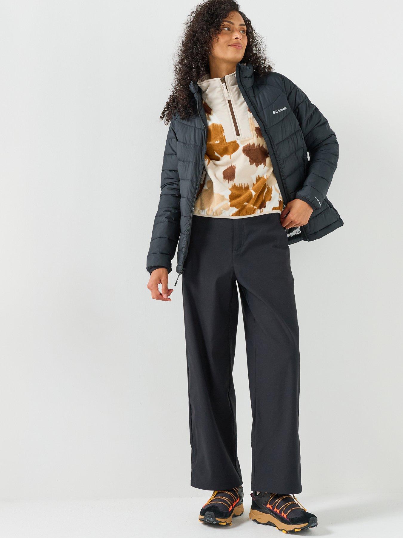 Image 3 of 6 of Columbia Womens Powder Lite II Omni-Heat Insulated Active Fit Jacket - Black