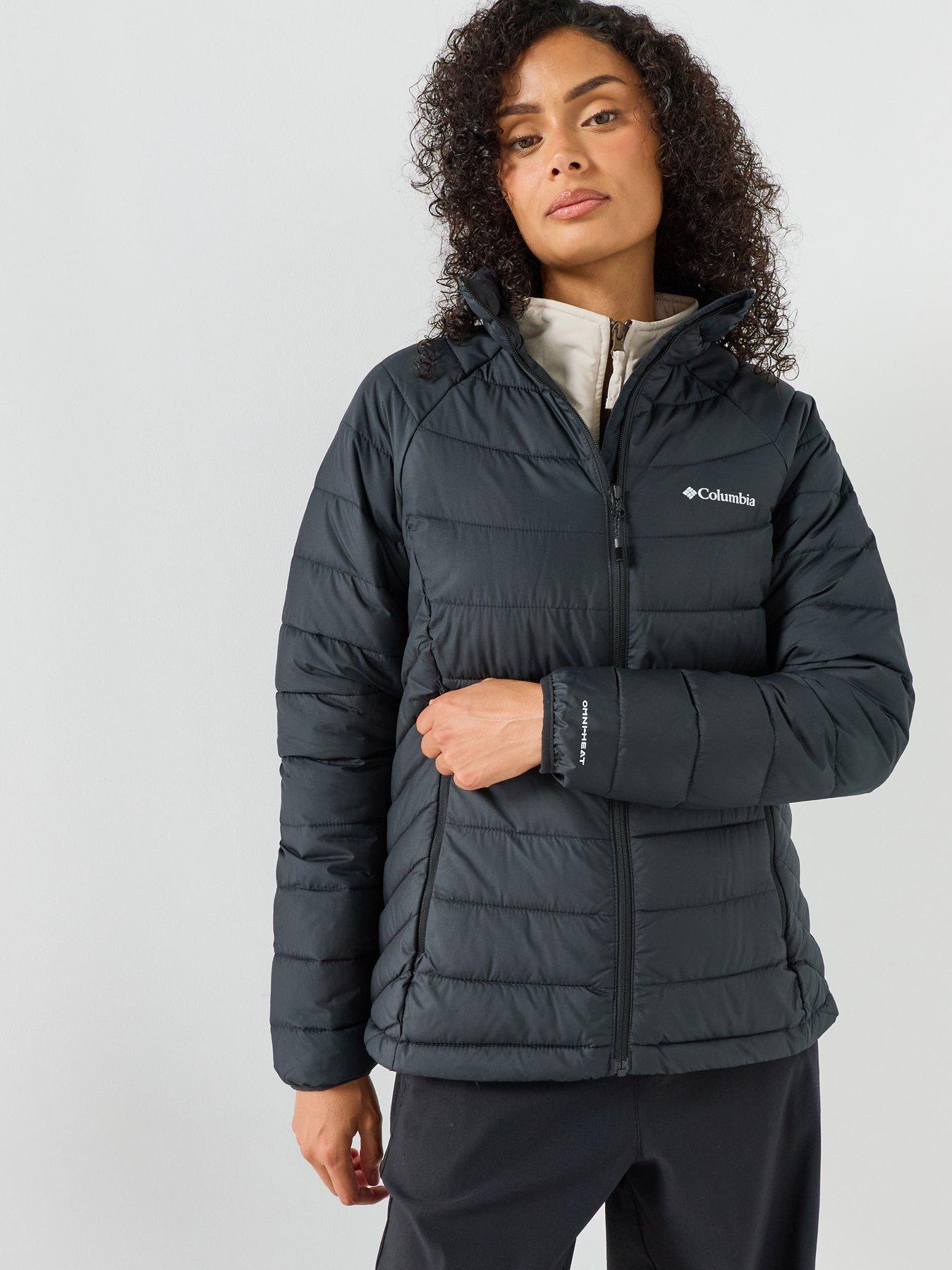 Image 5 of 6 of Columbia Womens Powder Lite II Omni-Heat Insulated Active Fit Jacket - Black