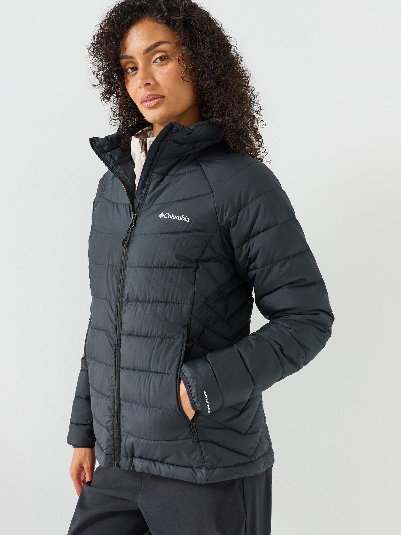 Image 6 of 6 of Columbia Womens Powder Lite II Omni-Heat Insulated Active Fit Jacket - Black