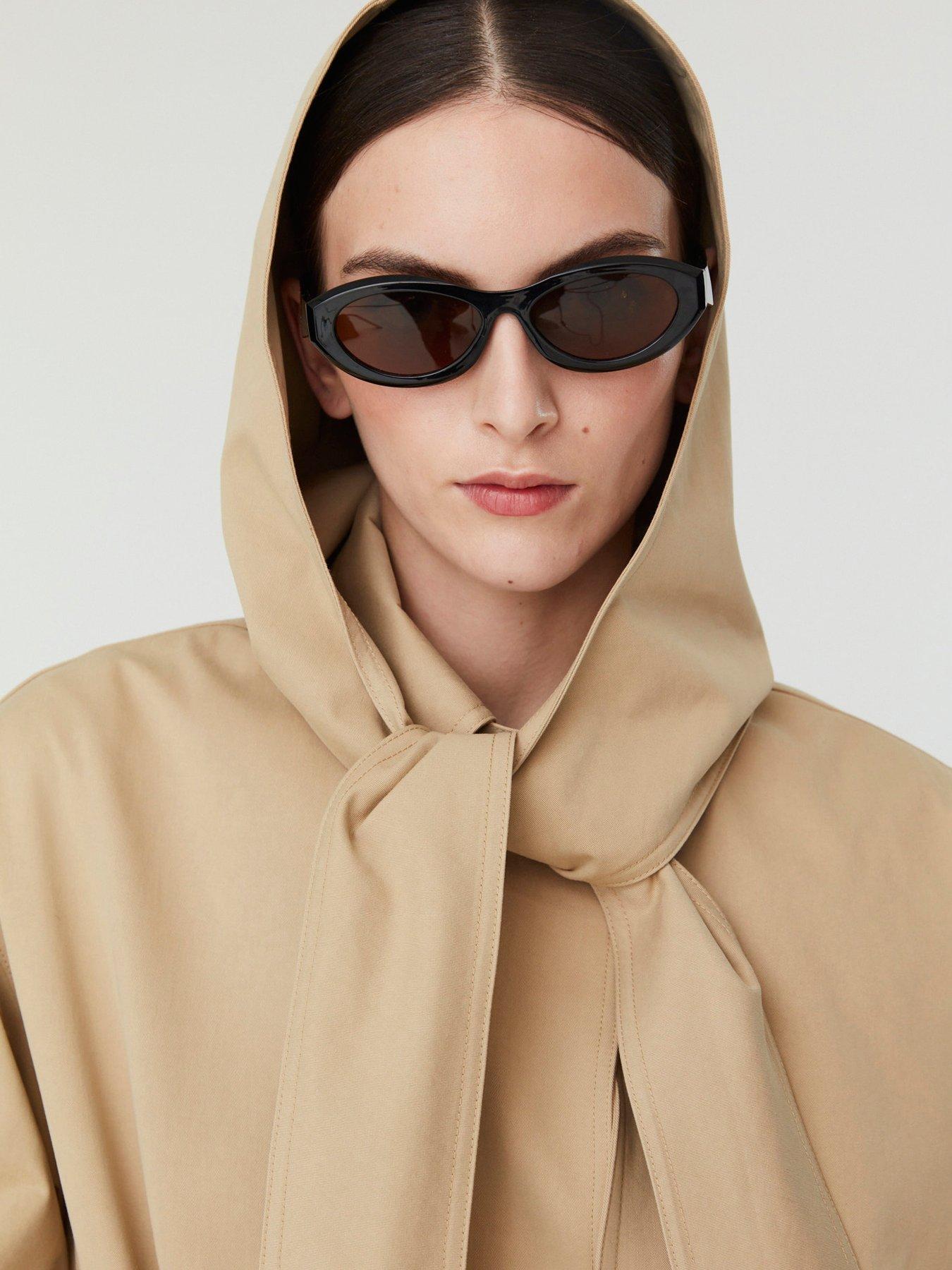 Image 6 of 6 of Jovonna London Selo 2 Women's Double Breasted Short Trench Coat - Beige