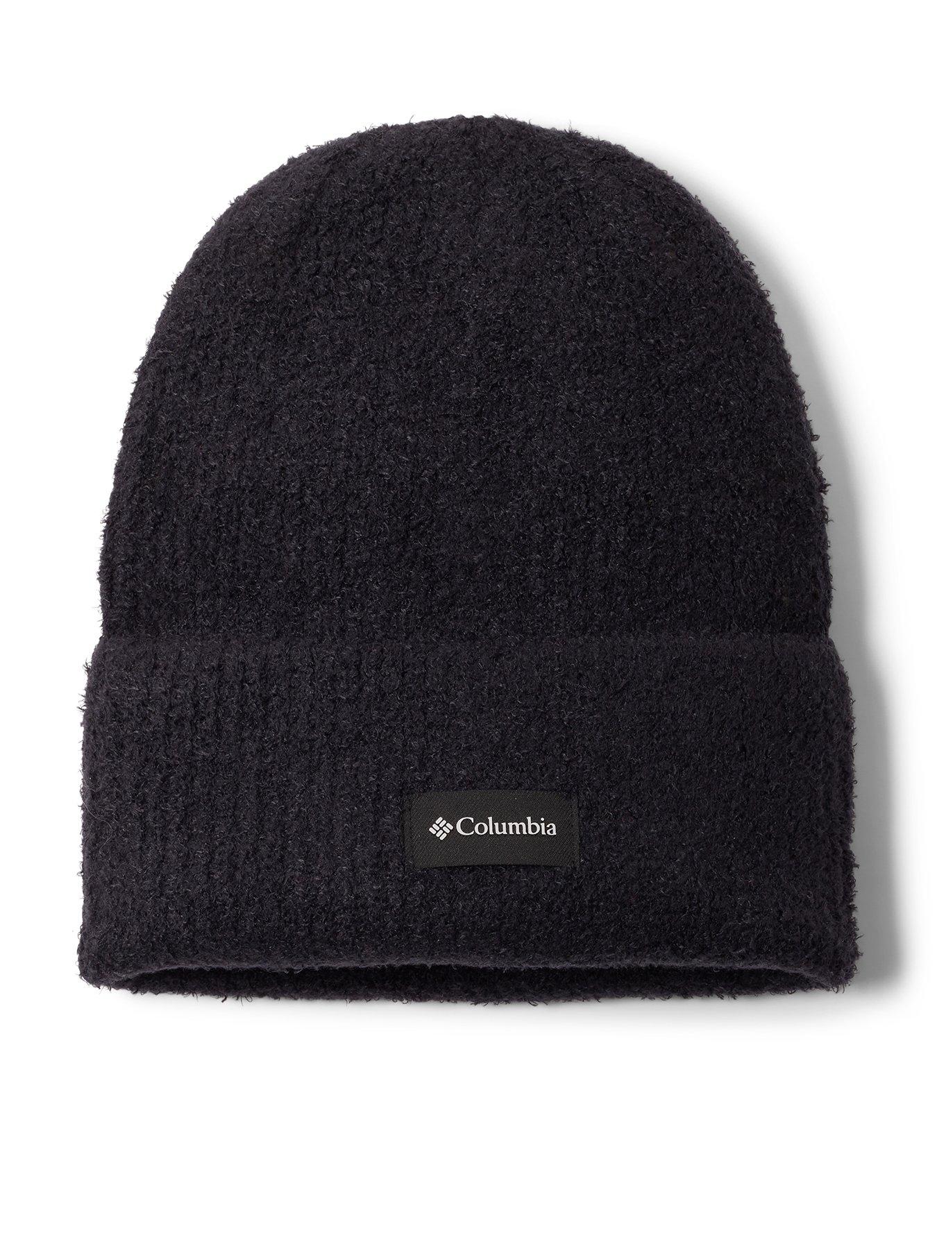 Image 1 of 1 of Columbia Womens Luxe Cuffed Soft Knit Beanie Hat - Black