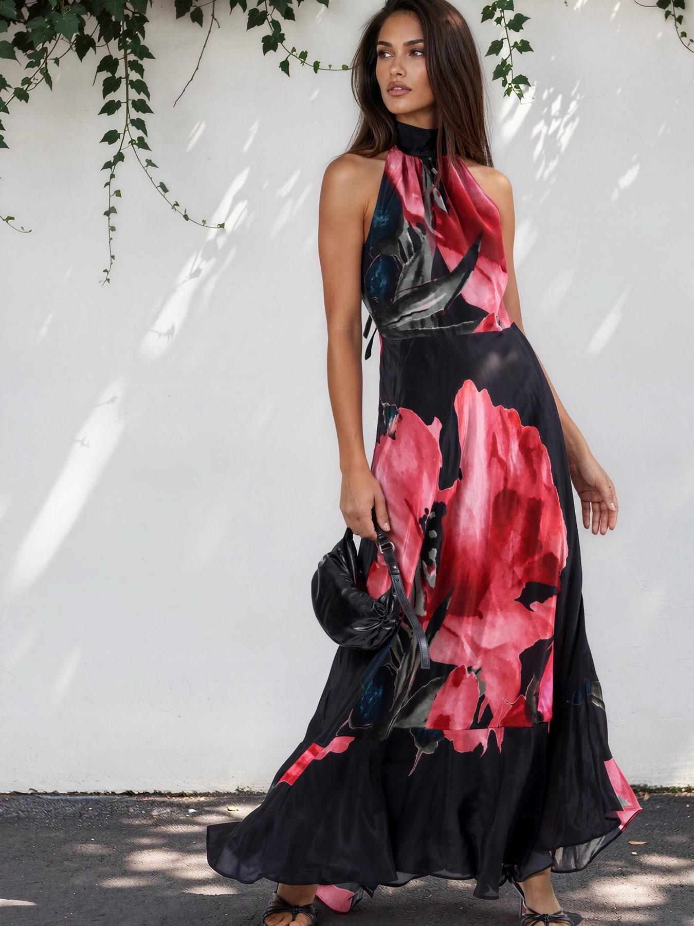 Religion Floral Prime Print Valeria Maxi Dress - Pink