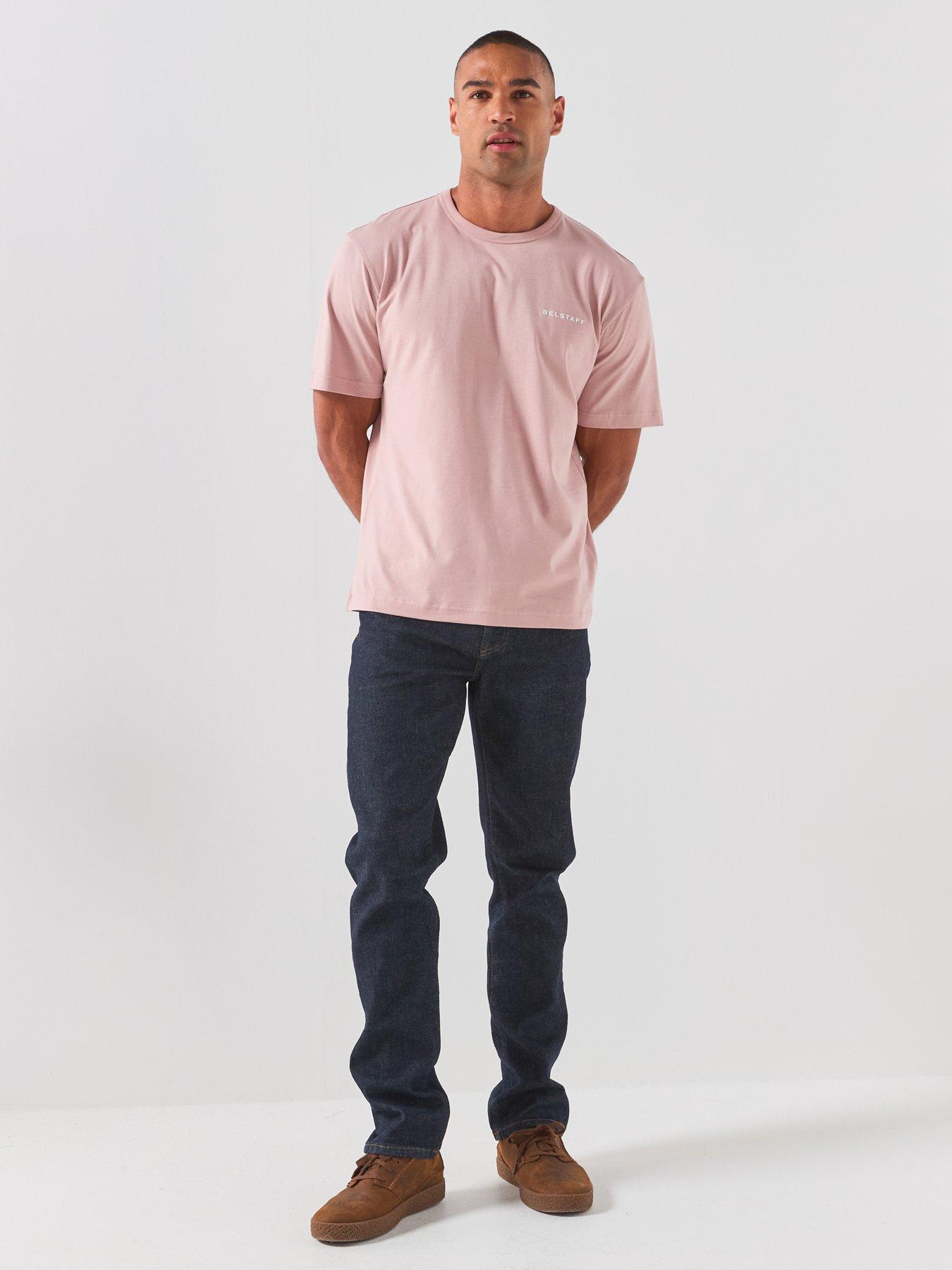 Image 3 of 6 of Belstaff Border Large Back Logo T-Shirt - Pink