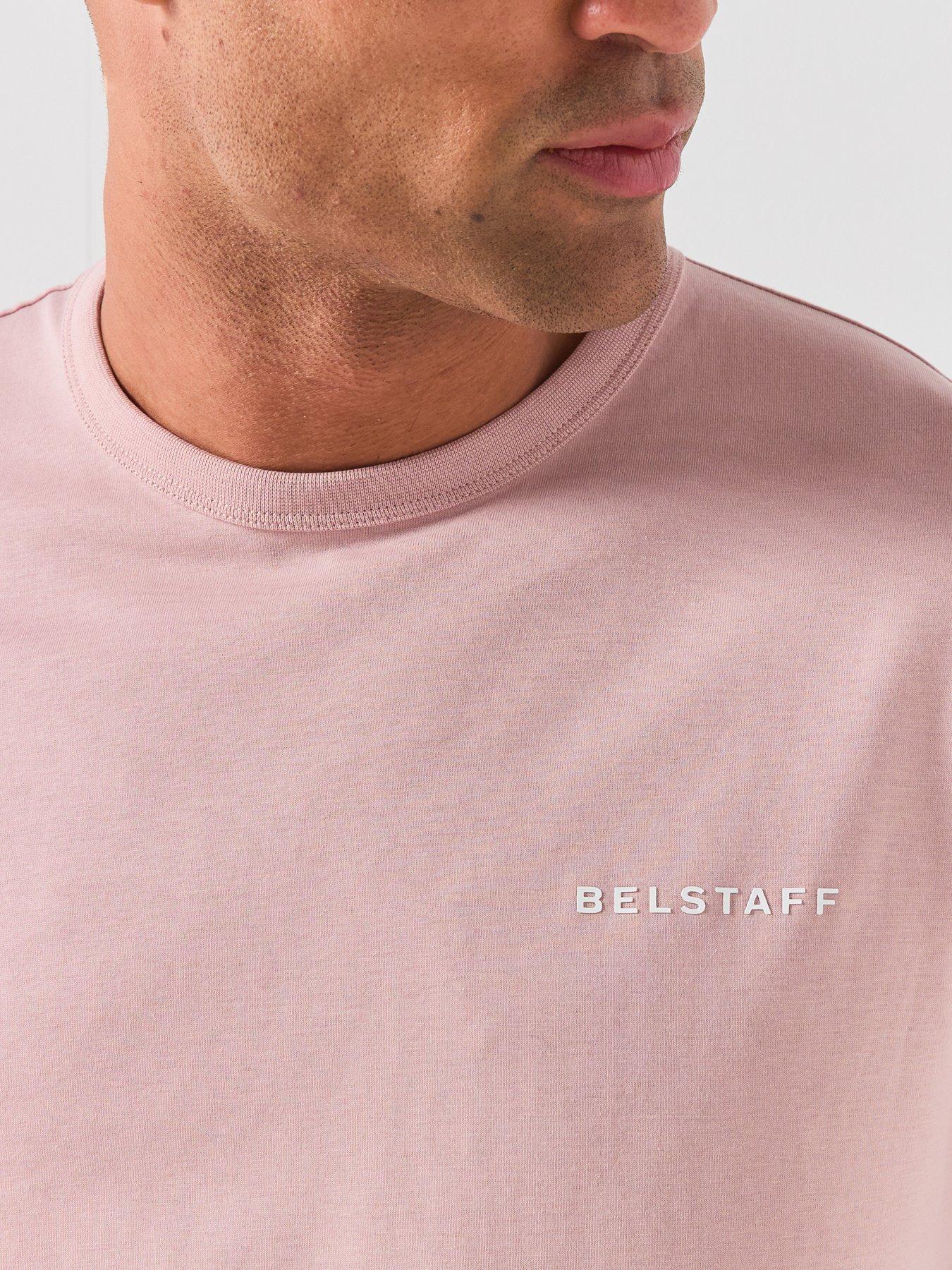 Image 5 of 6 of Belstaff Border Large Back Logo T-Shirt - Pink
