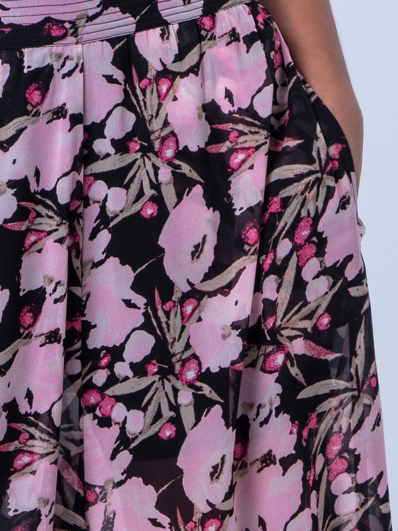 Image 7 of 7 of Religion Floral Prime Print Balloon Helena Trousers - Pink