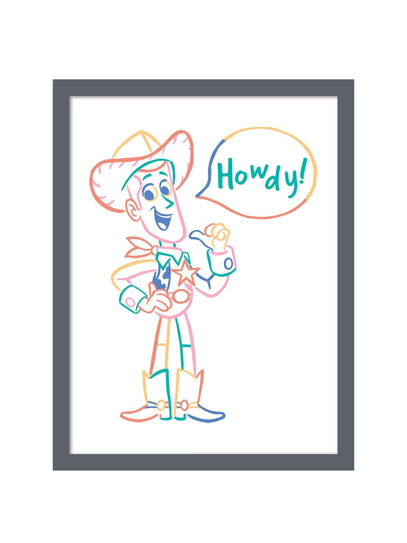 Image 2 of 3 of Disney Toy Story (howdy) 30 X 40cm