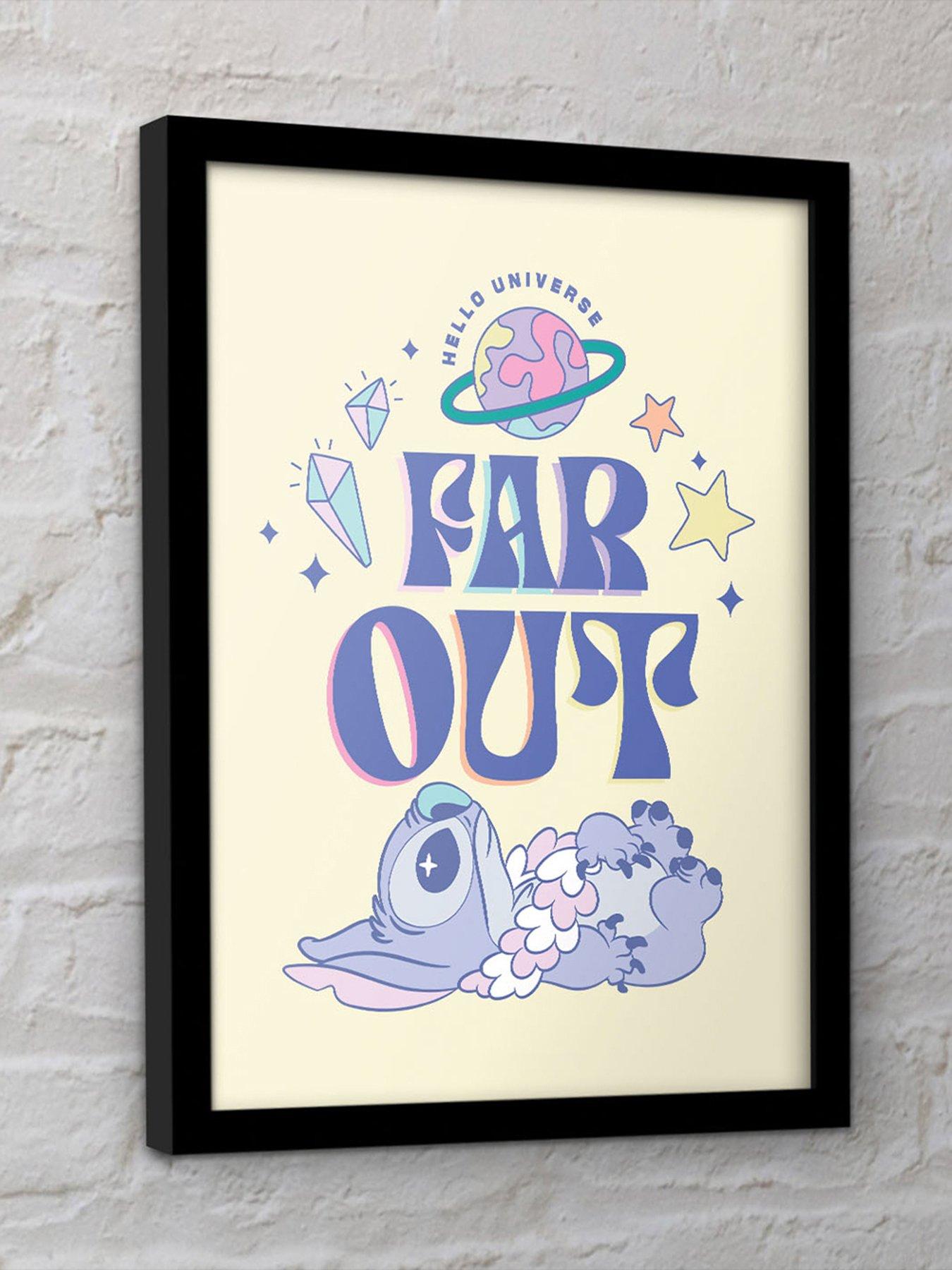 Image 1 of 3 of Disney Stitch (stitch Far Out) Collector Print (framed)