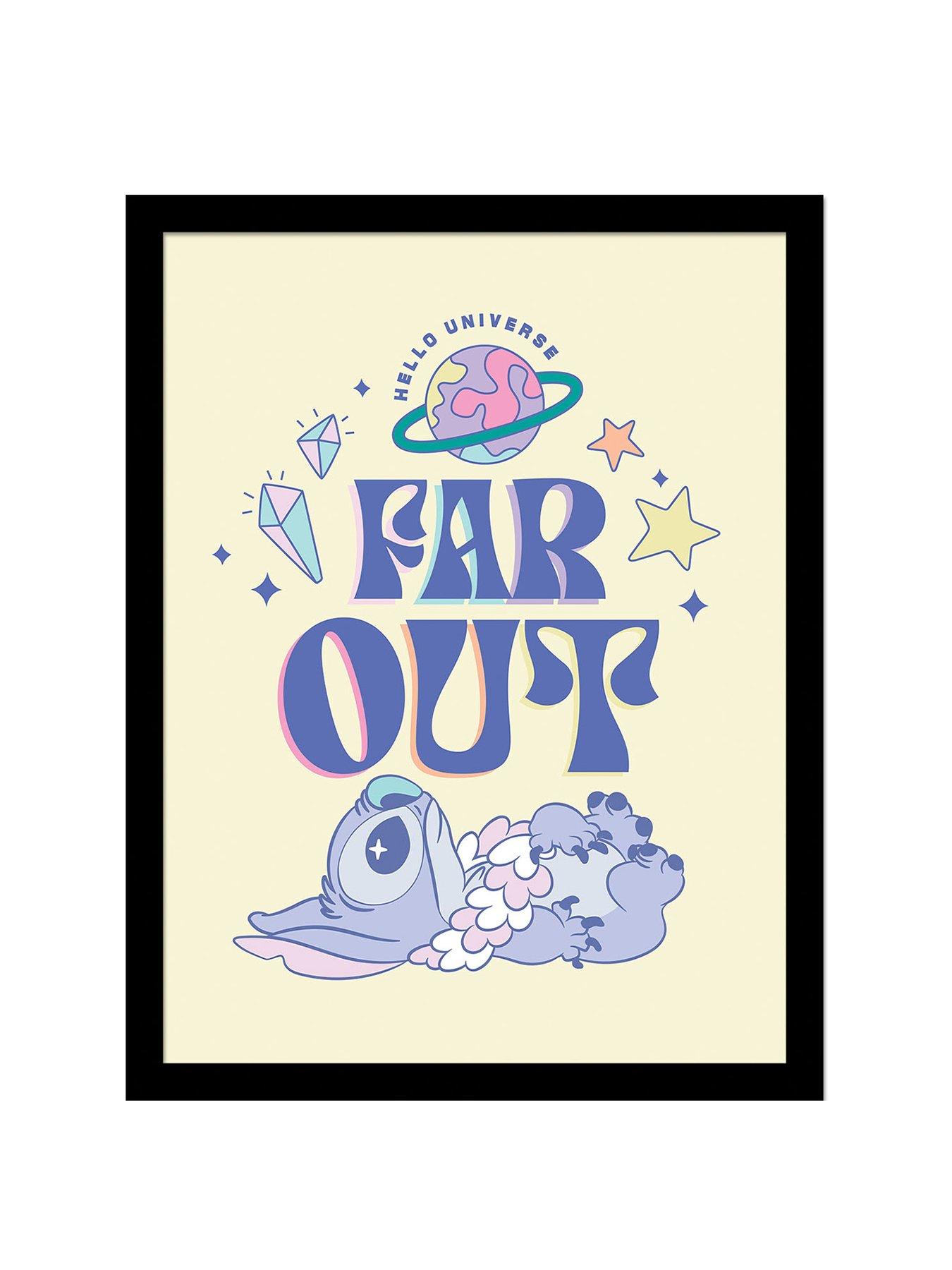 Image 2 of 3 of Disney Stitch (stitch Far Out) Collector Print (framed)