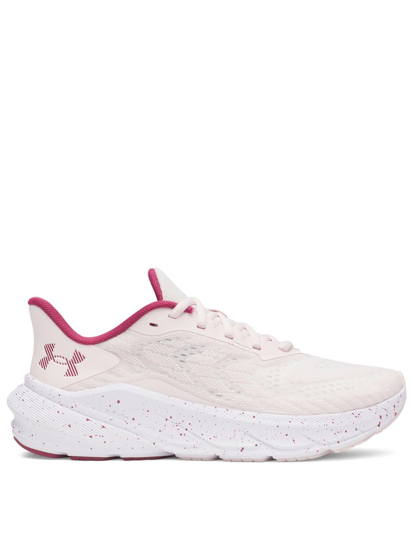 Image 1 of 5 of UNDER ARMOUR Womens Turbulence Lightweight Lace-Up Running Trainers - Pink