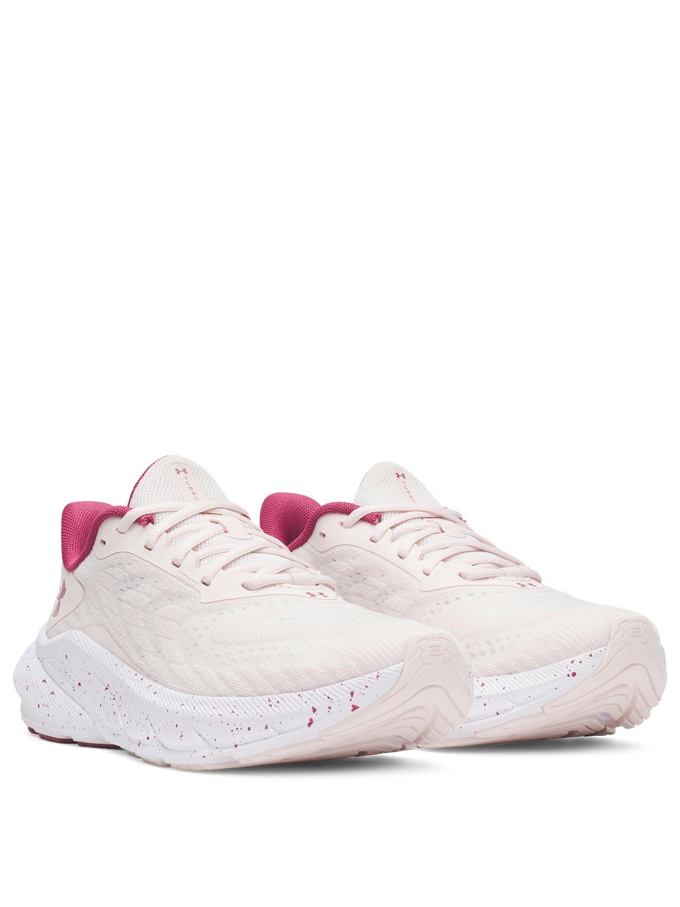 Image 2 of 5 of UNDER ARMOUR Womens Turbulence Lightweight Lace-Up Running Trainers - Pink
