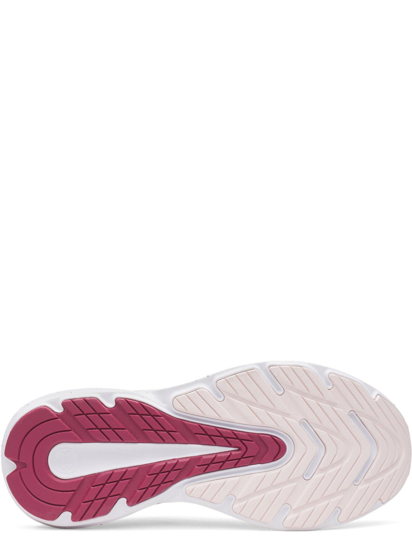 Image 4 of 5 of UNDER ARMOUR Womens Turbulence Lightweight Lace-Up Running Trainers - Pink