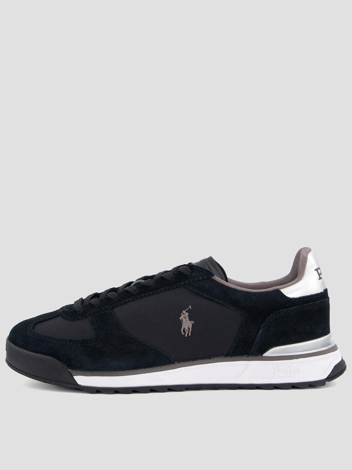 Polo Ralph Lauren Varick Suede Trainer - Black