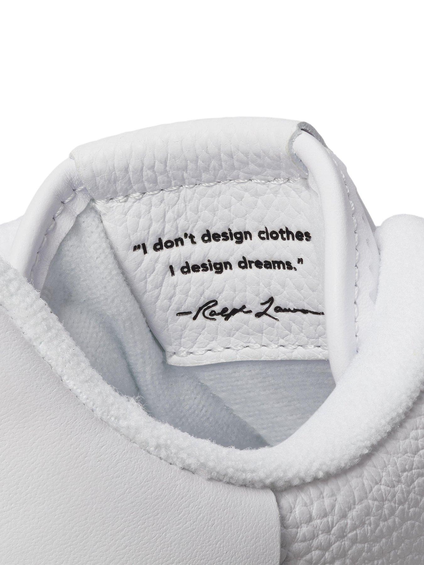 Image 5 of 5 of Polo Ralph Lauren Masters Court Leather Trainer - White