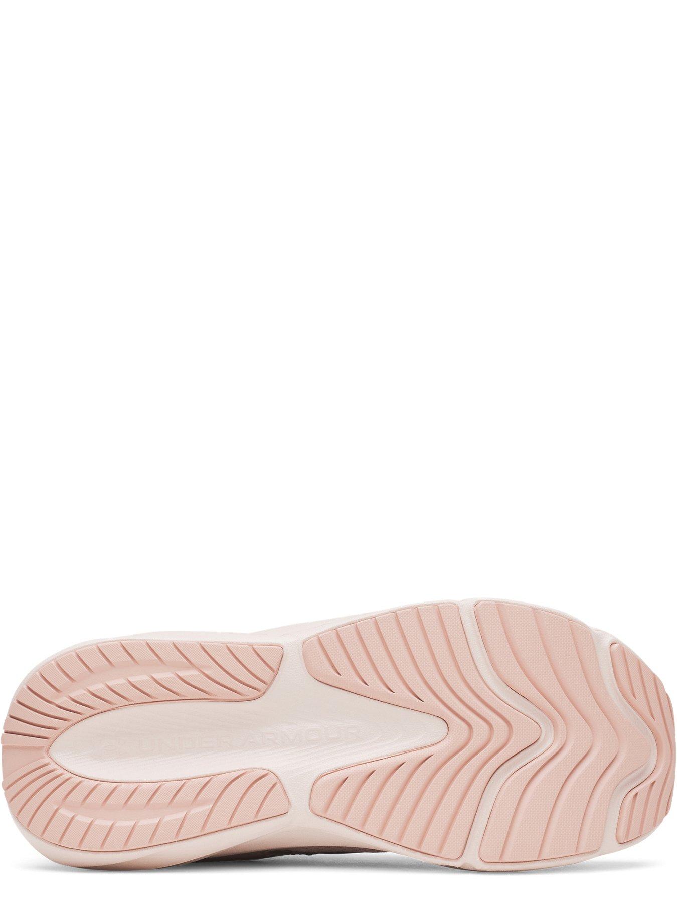 Image 4 of 7 of UNDER ARMOUR Womens Lightweight Lace-Up Cushioned Running Trainers - Pink