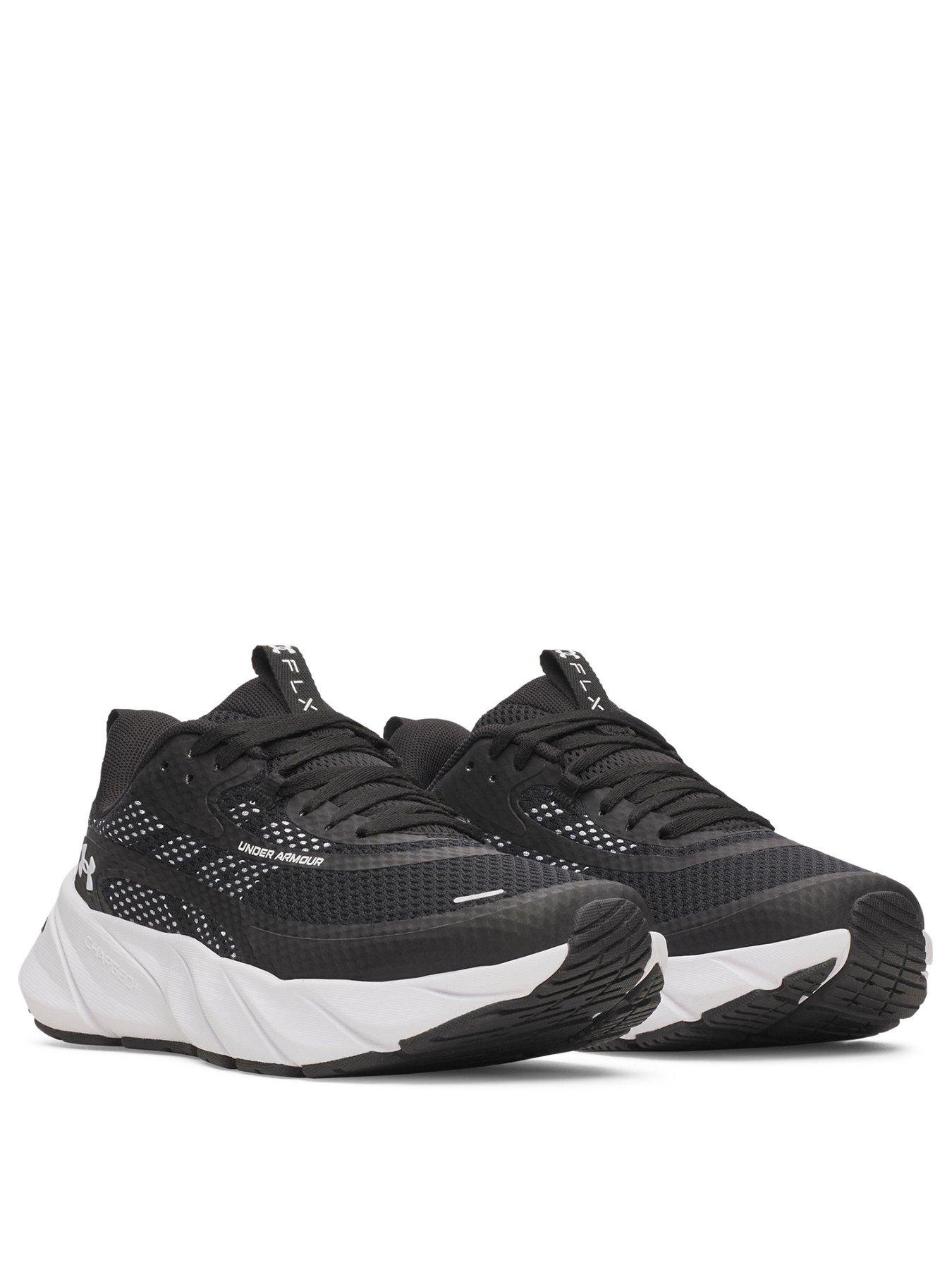 Image 2 of 6 of UNDER ARMOUR Womens Lightweight Lace-Up Training Trainers - Black