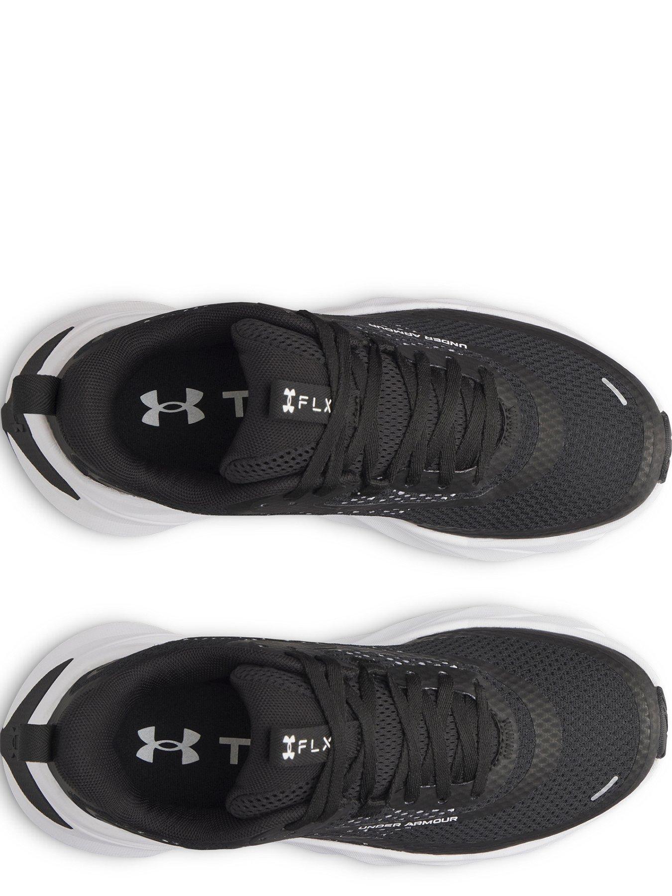 Image 3 of 6 of UNDER ARMOUR Womens Lightweight Lace-Up Training Trainers - Black