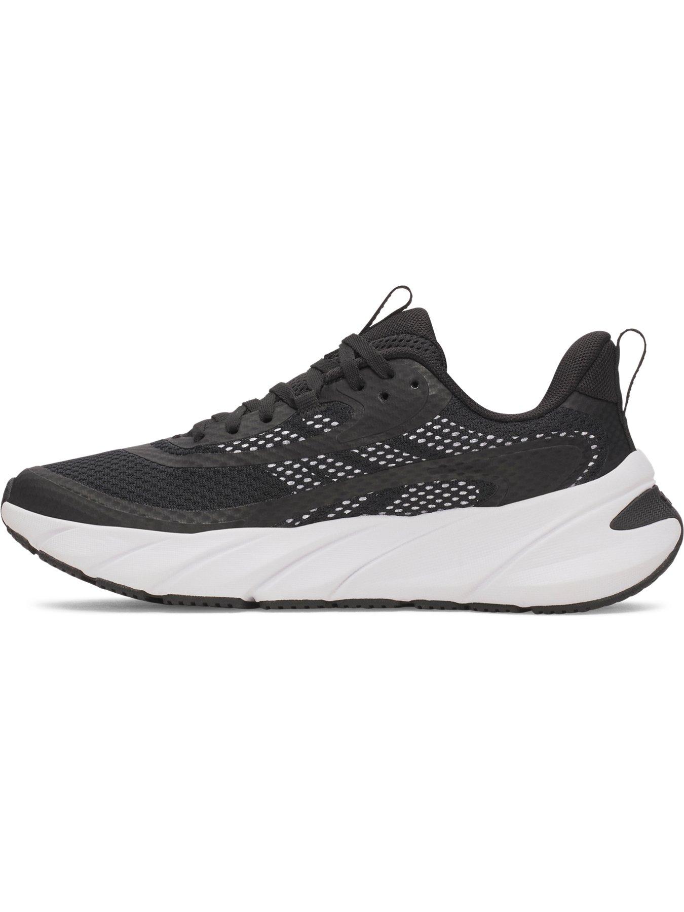 Image 5 of 6 of UNDER ARMOUR Womens Lightweight Lace-Up Training Trainers - Black