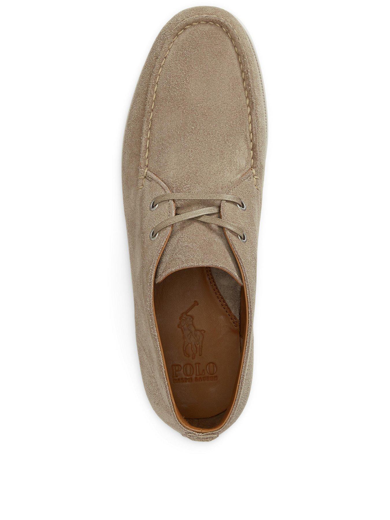 Image 2 of 2 of Polo Ralph Lauren Suede Merton Chuka Shoes - Beige