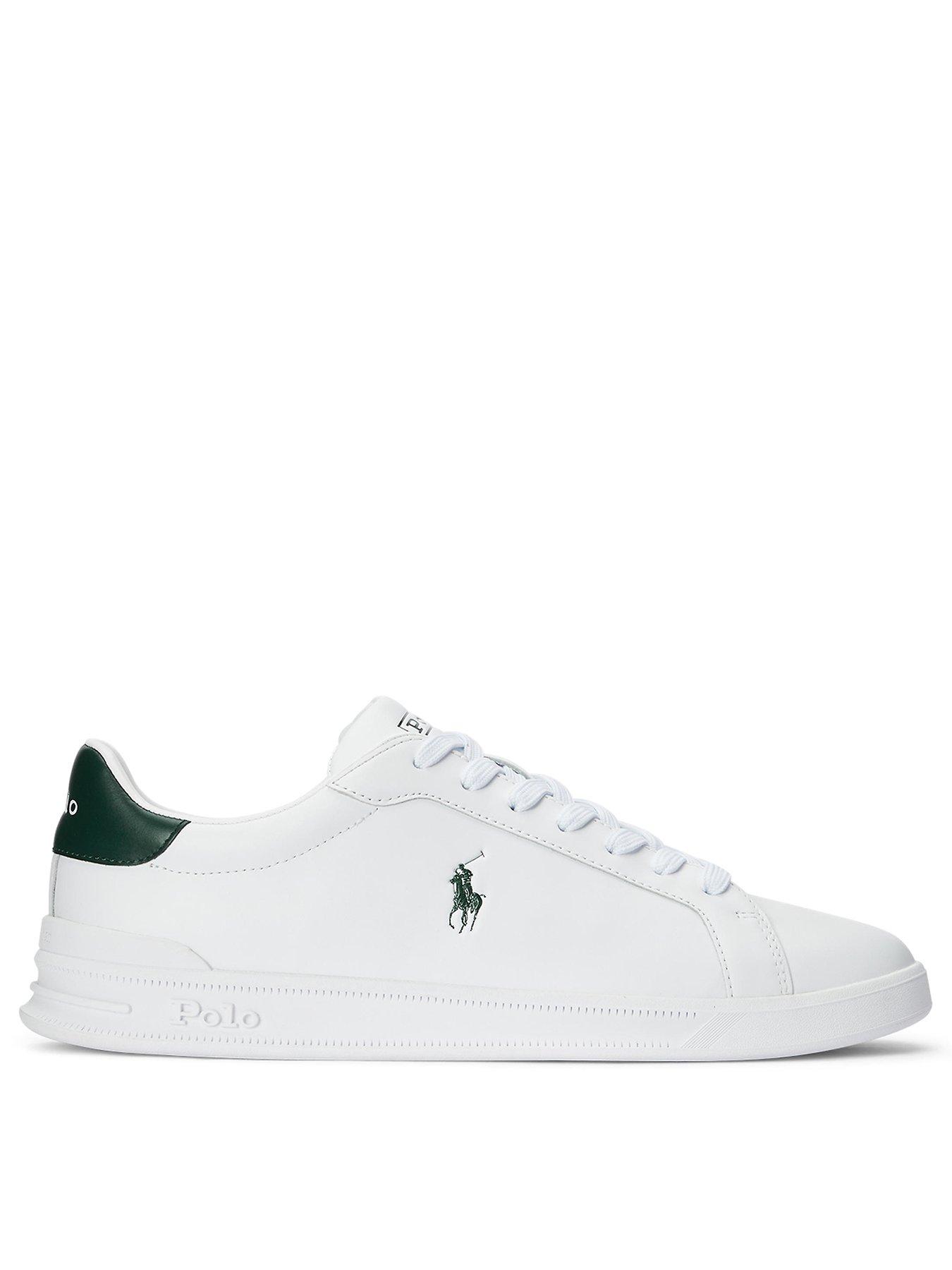 Polo Ralph Lauren Polo Ralph Lauren Heritage Court Leather Trainers - White