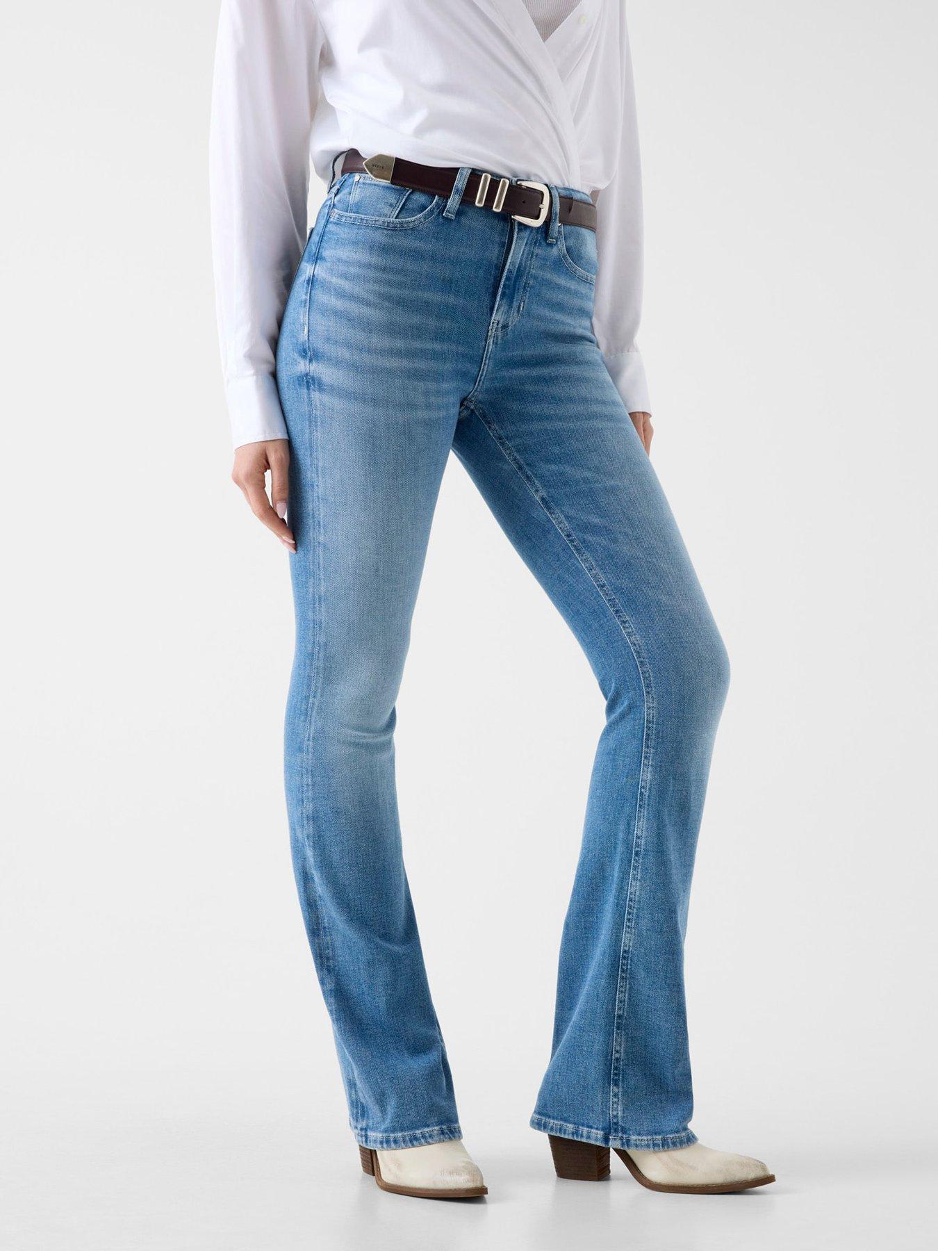 Image 3 of 4 of Guess Sexy Flare Jeans - Blue