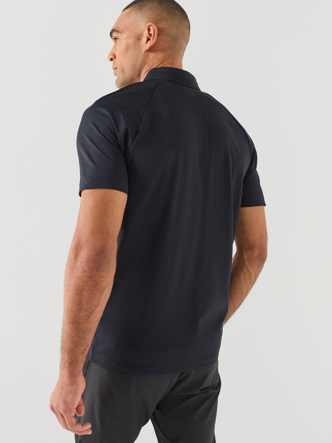 Image 2 of 5 of BOSS Mens Golf Paddy Tech Stretch Polo Shirt - Blue