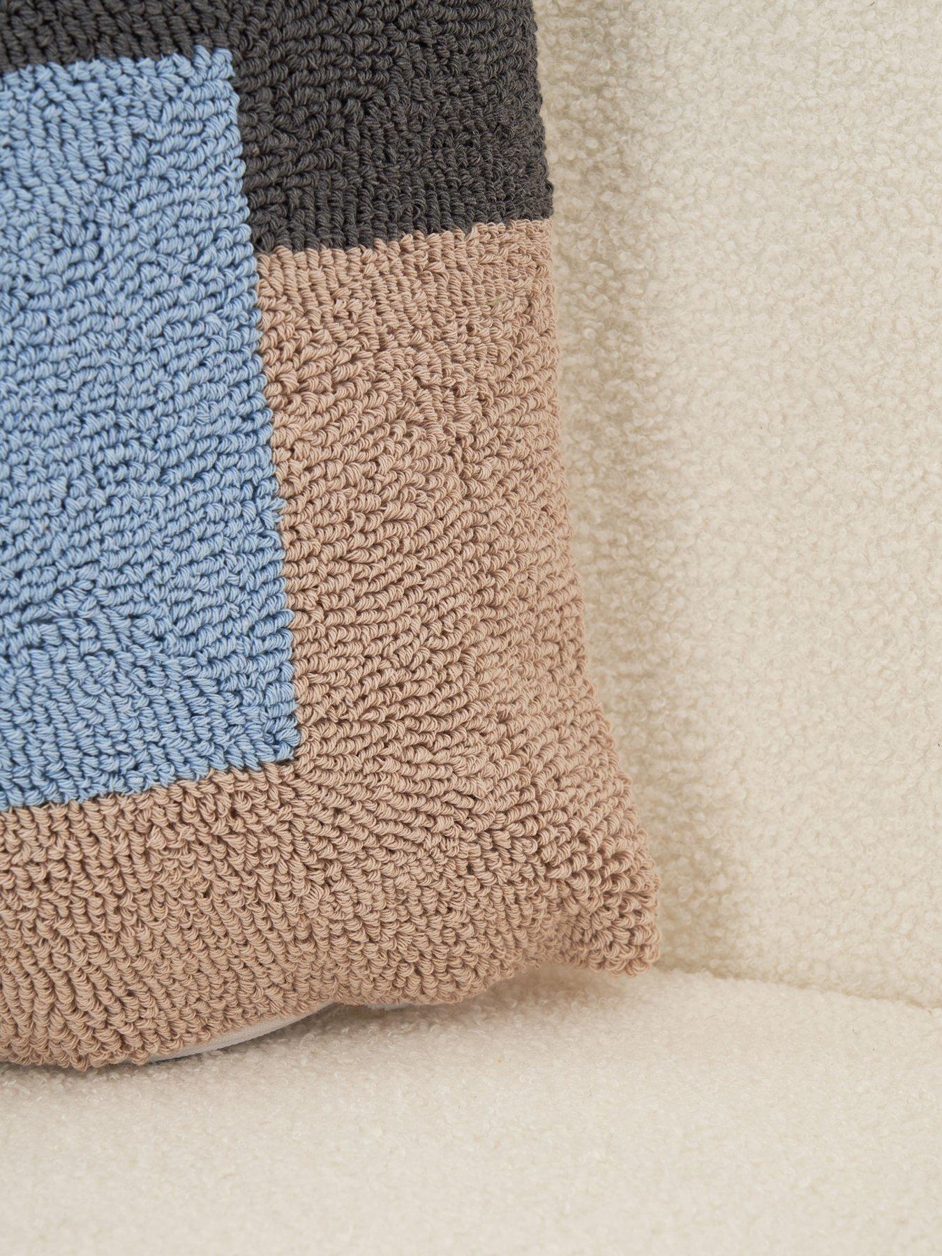Image 3 of 6 of The Very Collection Nordic Blocks Woven Cushion 43x43cm
