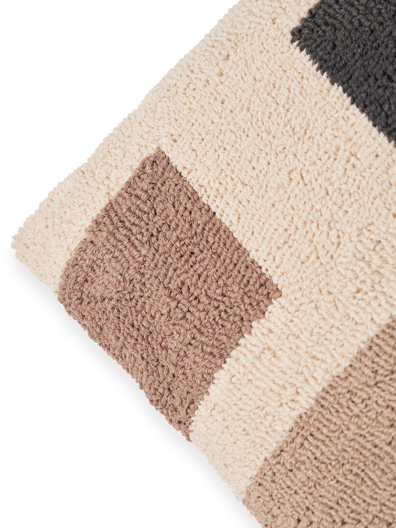 Image 4 of 6 of The Very Collection Nordic Blocks Woven Cushion 43x43cm