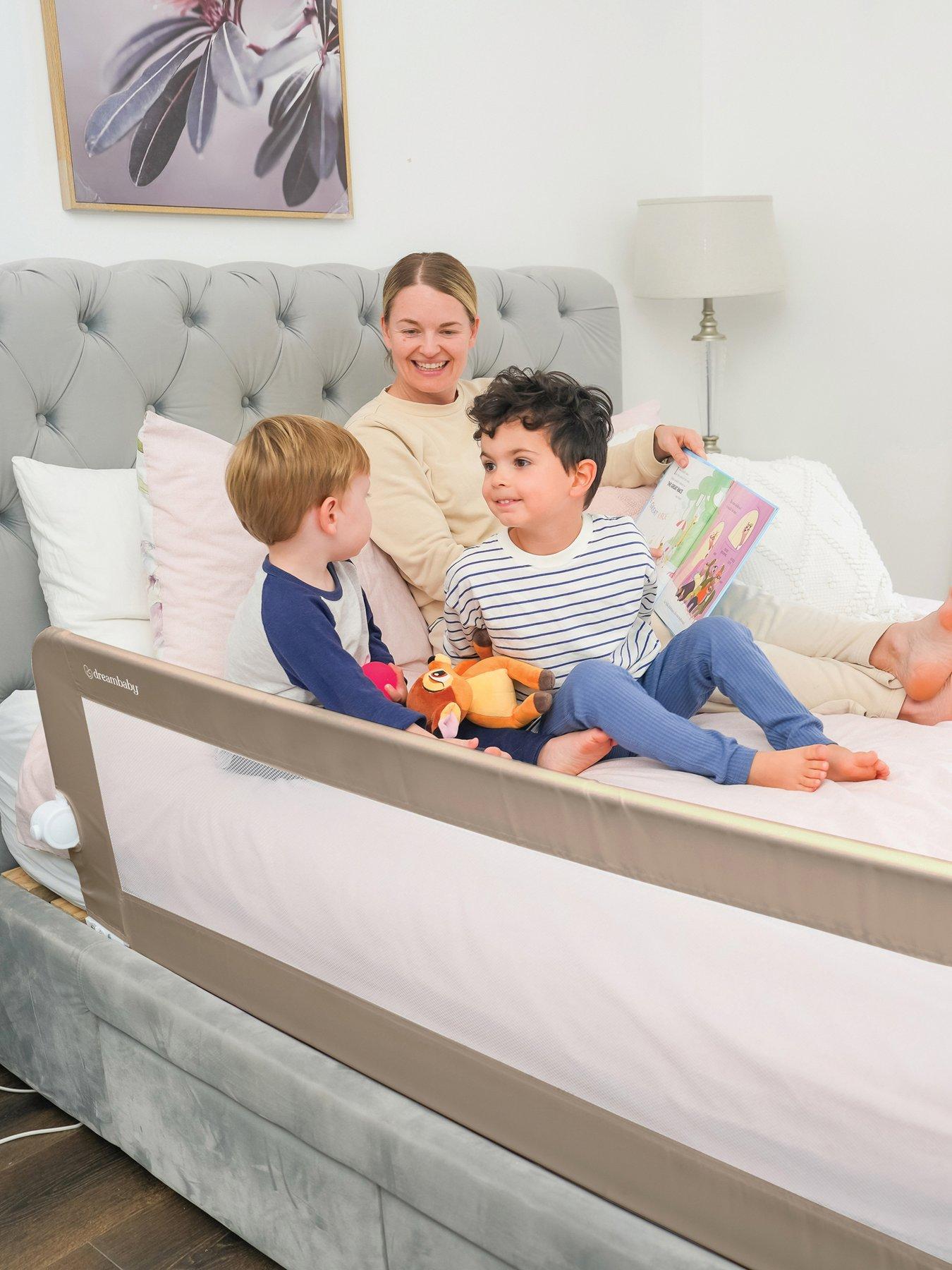 Image 1 of 4 of Dreambaby Harmony 140cm Extra-Wide Bed Rail - Latte