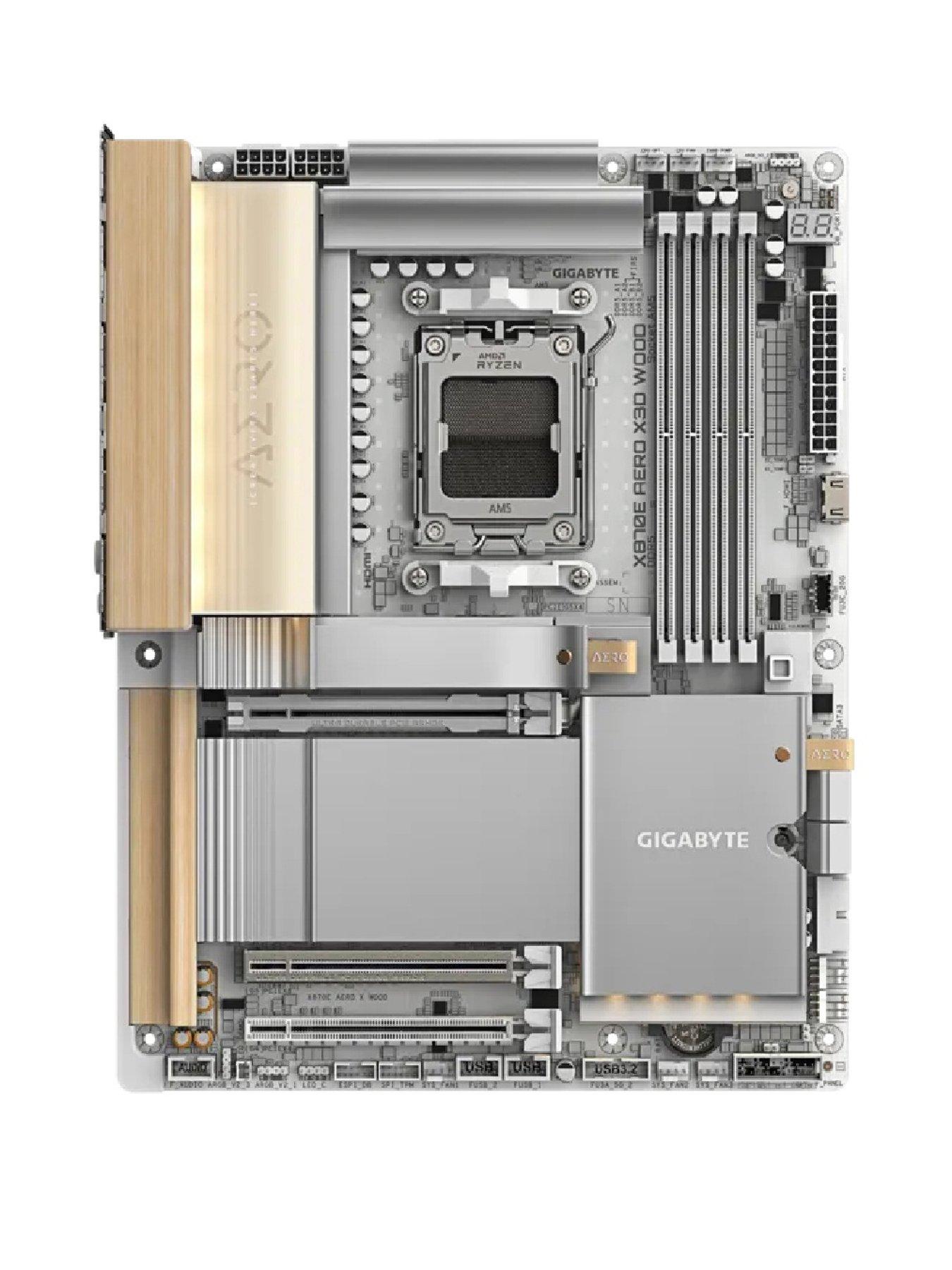 Image 2 of 4 of GIGABYTE AM5 X870E AERO X3D WOOD Motherboard