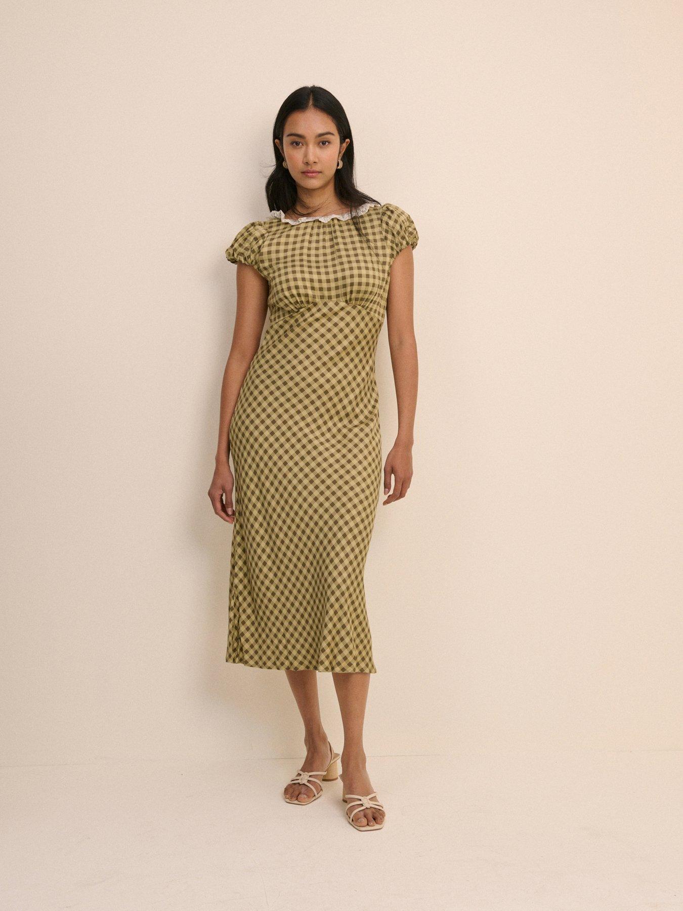 Nobodys Child Marianna Midi Dress - Green