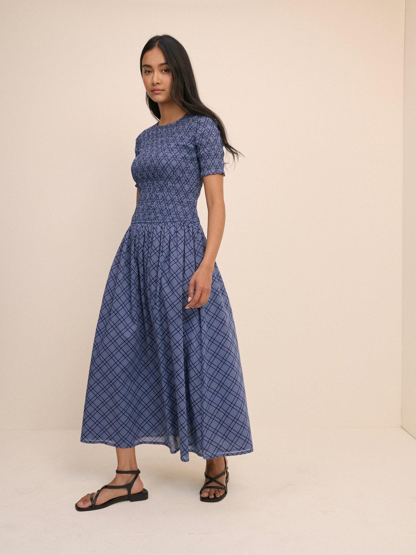 Nobodys Child Shay Midi Dress - Blue