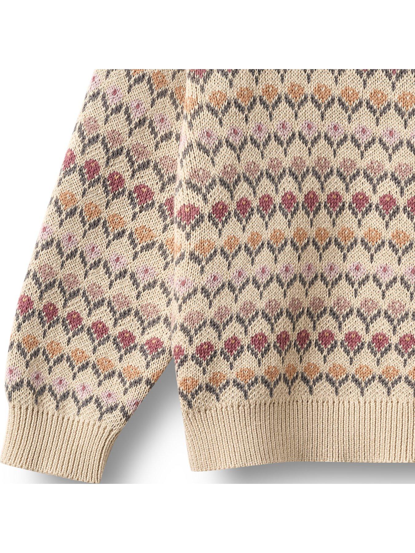 Image 3 of 4 of Wheat Girls Harlow Knitted Jumper - Cream