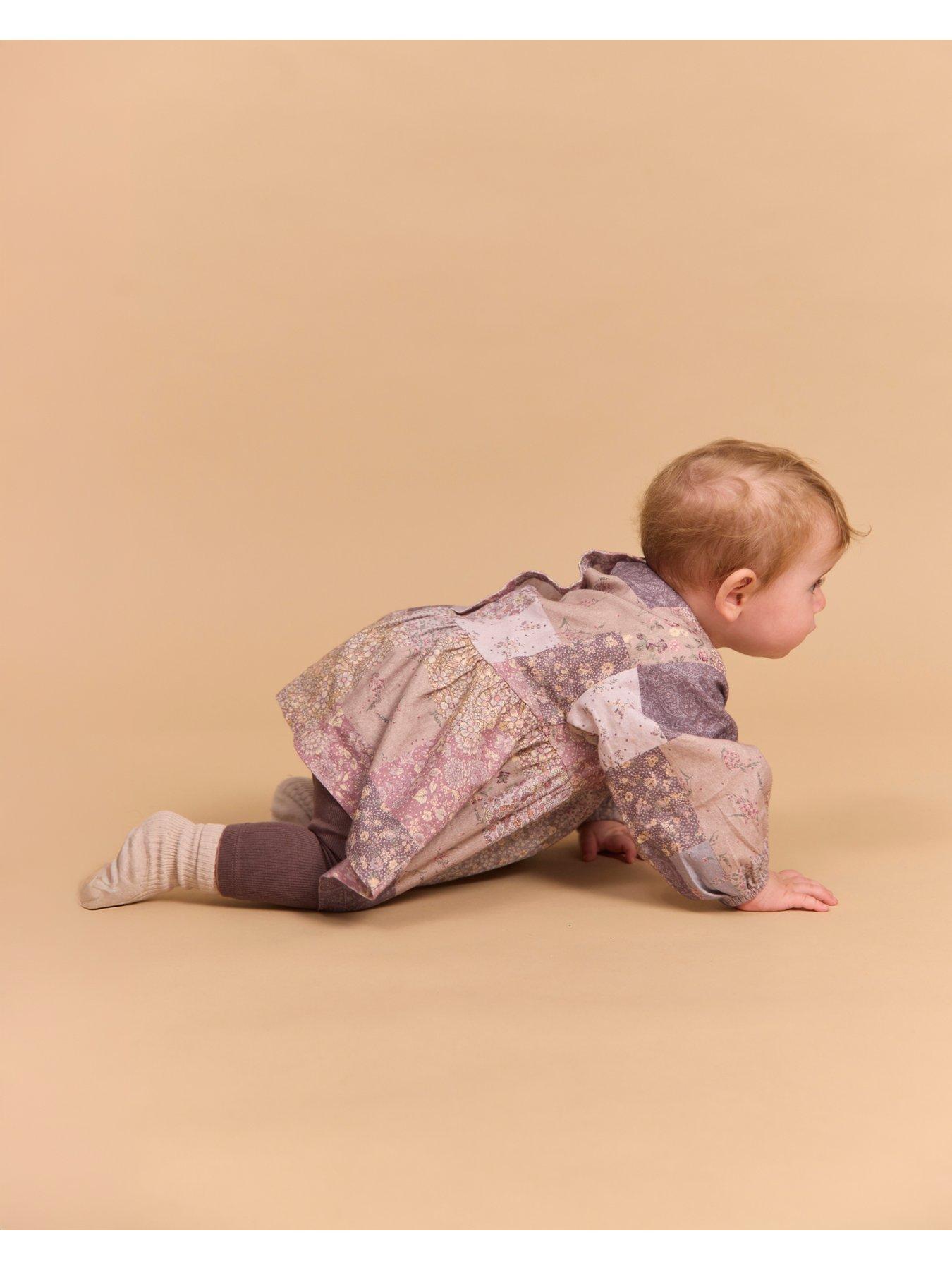 Wheat Baby Girls Jules Leggings - Dark Purple