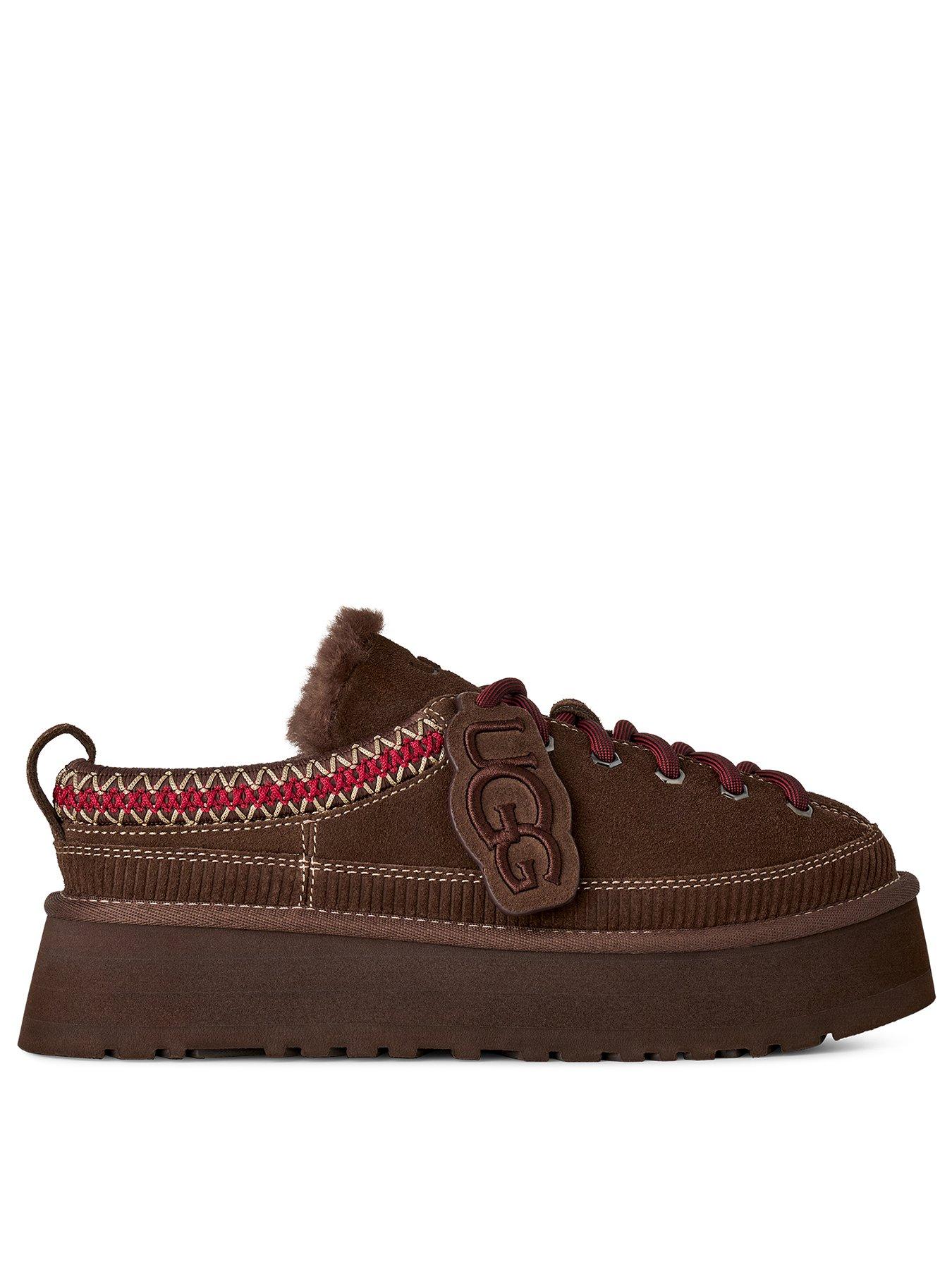 Image 1 of 5 of UGG Womens Heritage Lace Up Slipper - Burnt Cedar