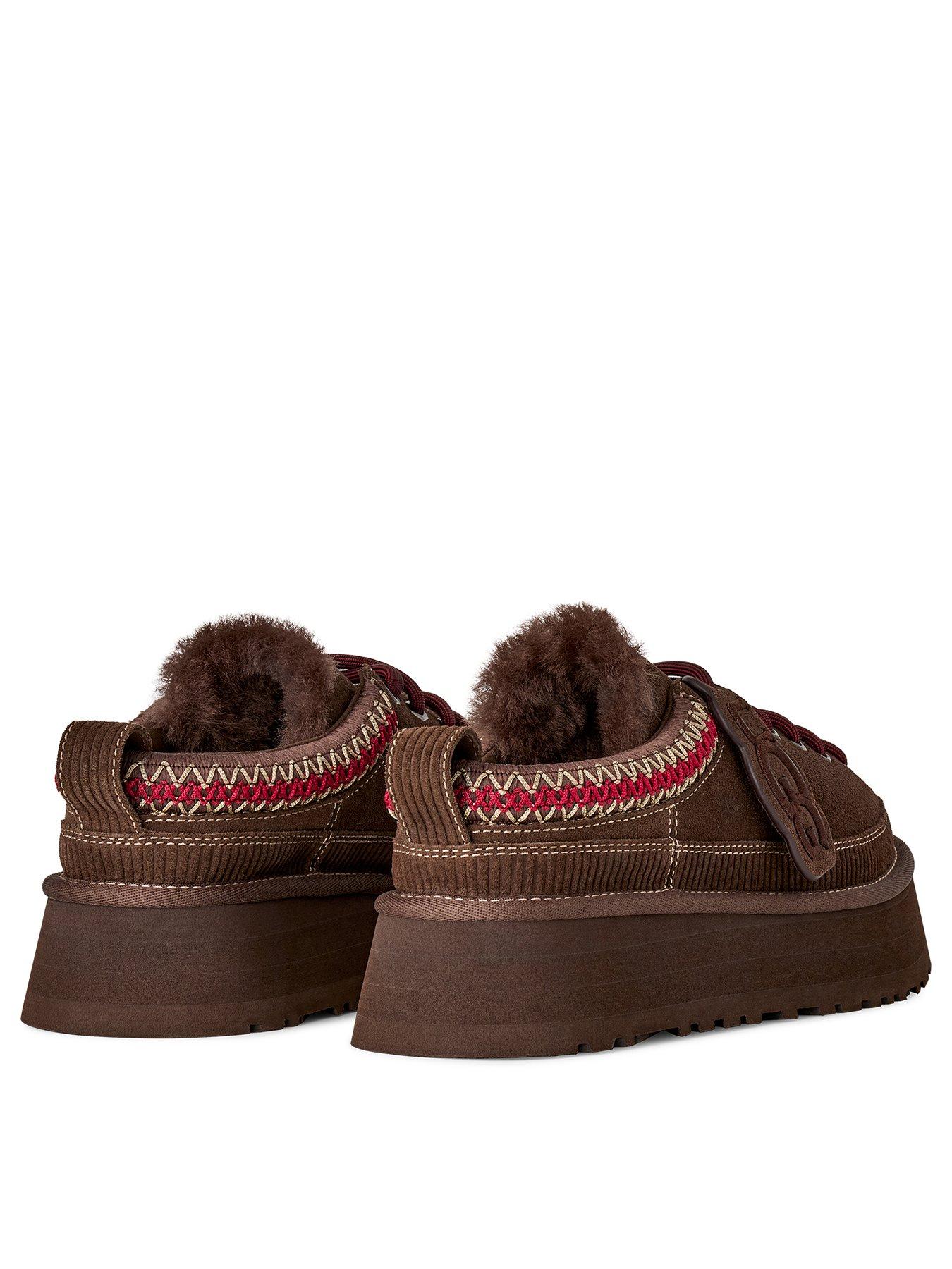 Image 2 of 5 of UGG Womens Heritage Lace Up Slipper - Burnt Cedar