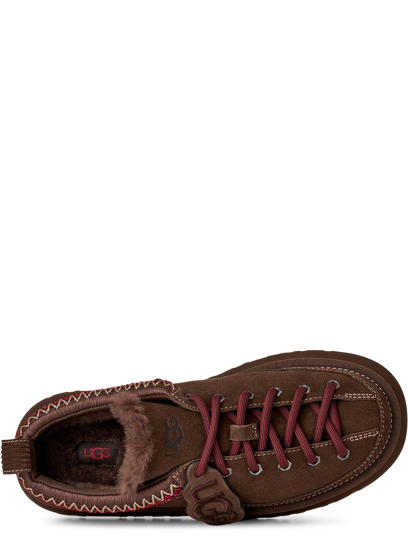 Image 3 of 5 of UGG Womens Heritage Lace Up Slipper - Burnt Cedar